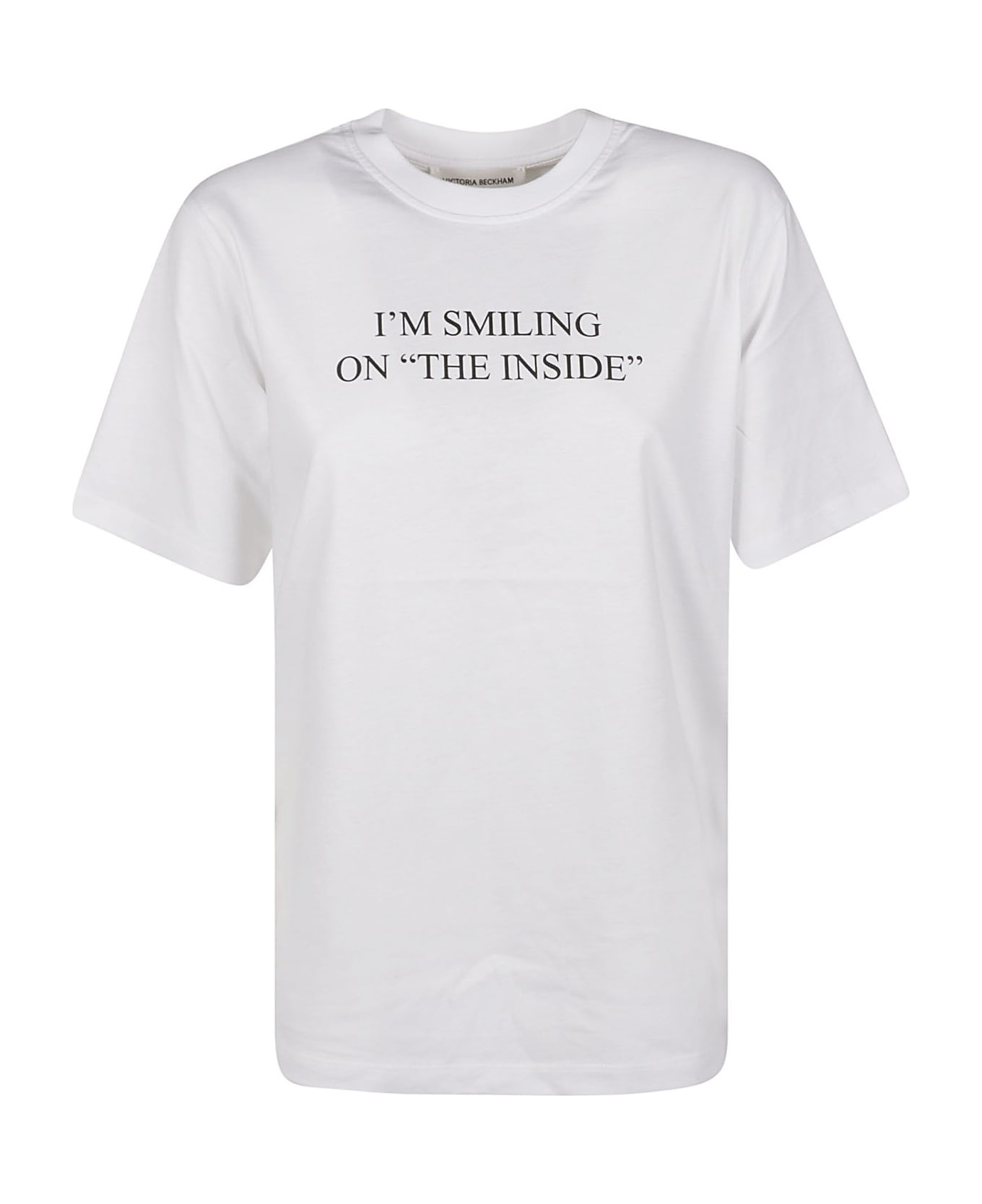 Victoria Beckham Slogan T-shirt - White