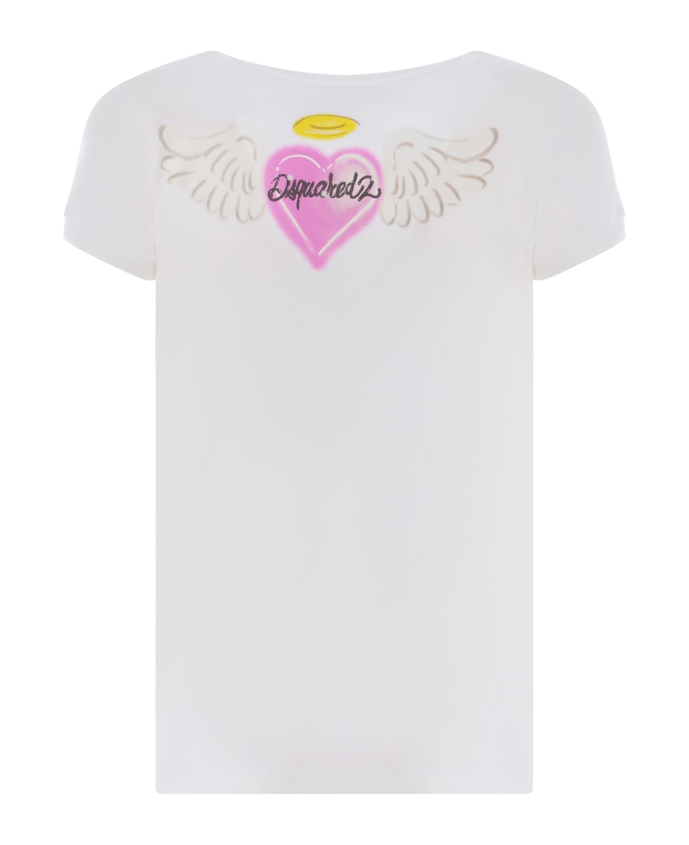 Dsquared2 T-shirt Dsquared2 "dsq2" Made Of Cotton Jersey - Bianco