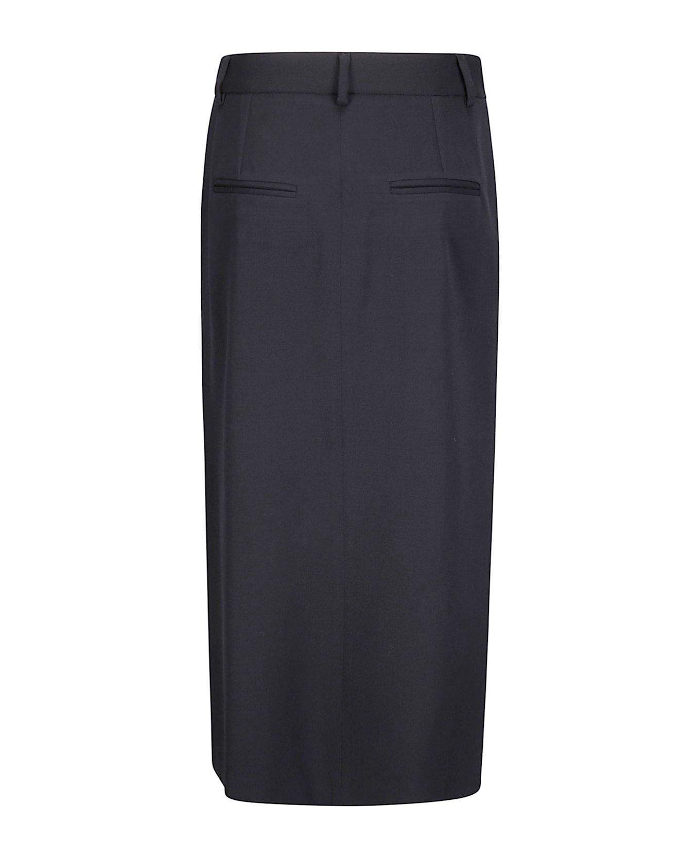 Alberto Biani Midi Skirt - BLACK