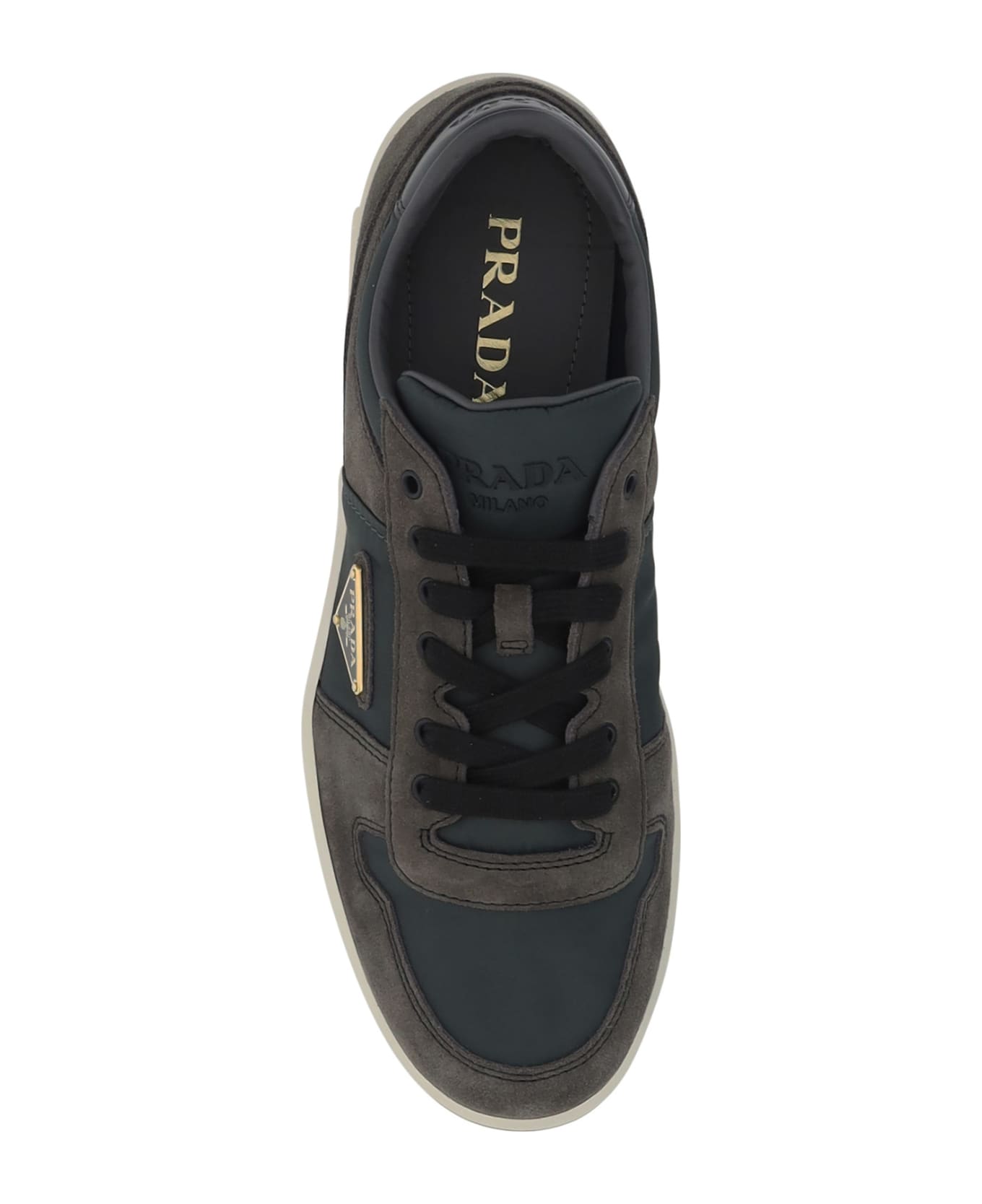 Prada Downtown Sneakers - Ematite+piombo