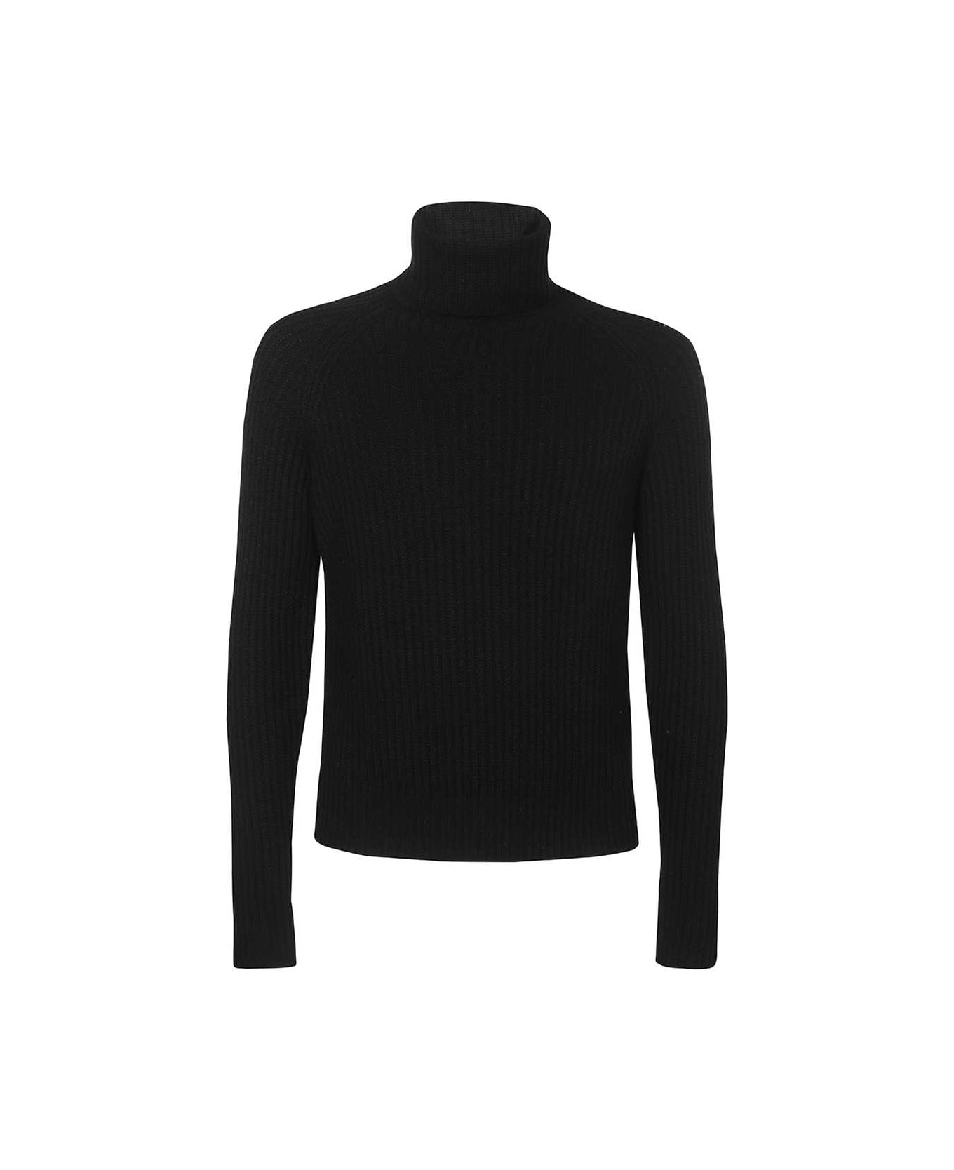 Parajumpers Wool Turtleneck Sweater - black
