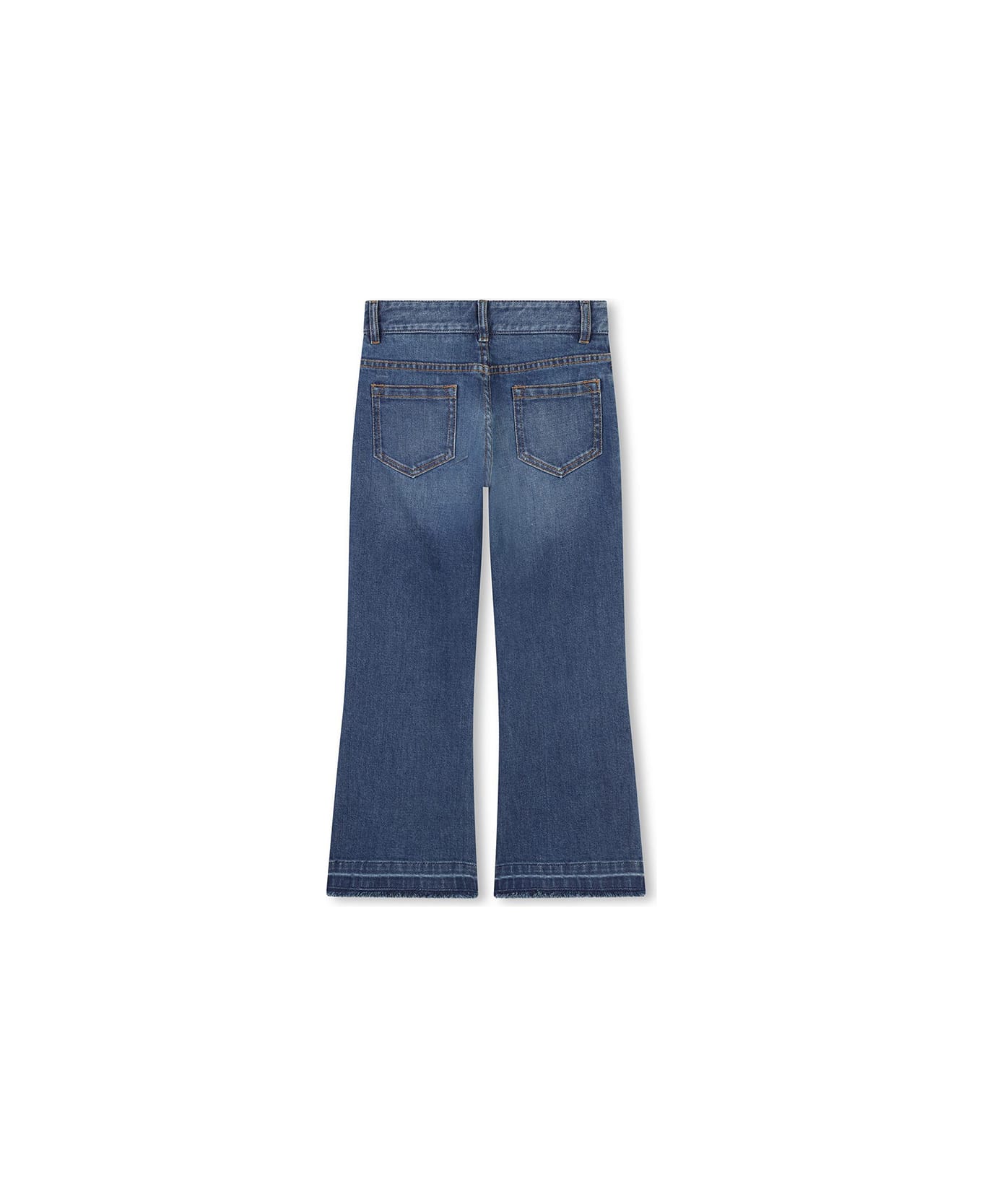 Chloé Blue Denim Straight Leg Jeans - Blue