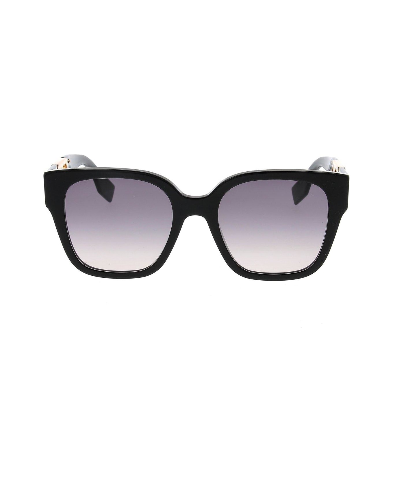 Fendi Eyewear Cat-eye Frame Sunglasses - Nero/Grigio