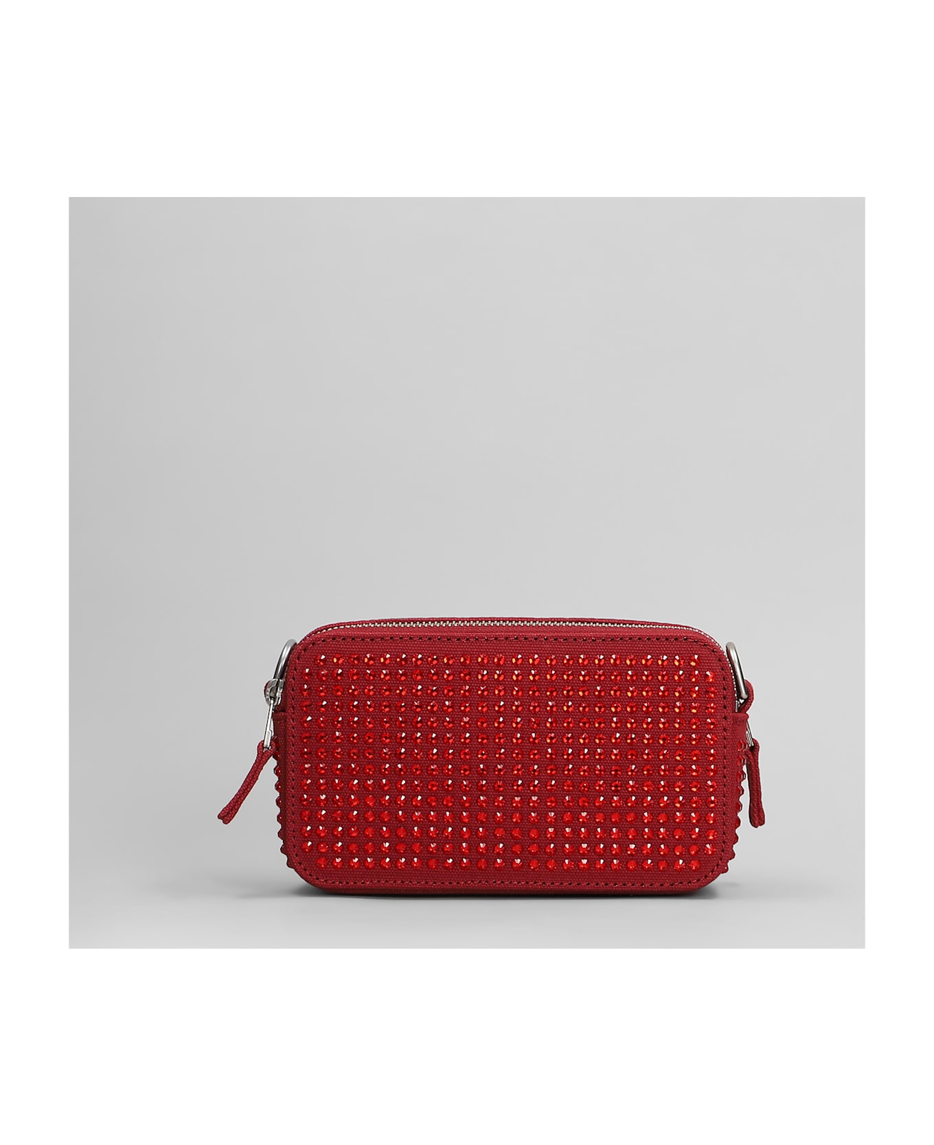 Marc Jacobs The Snapshot Shoulder Bag In Red Cotton - red