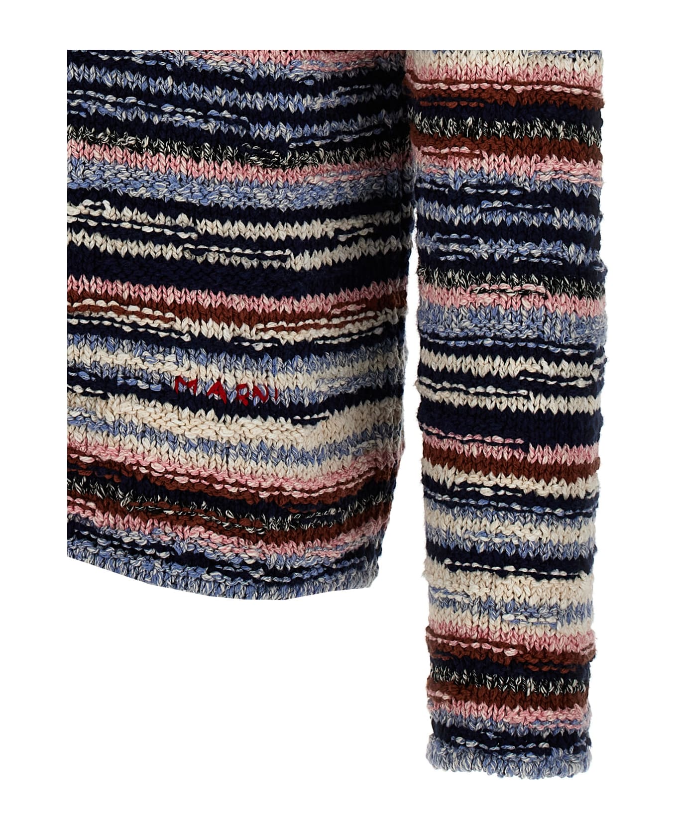 Marni Striped Hooded Sweater - Multicolor ニットウェア