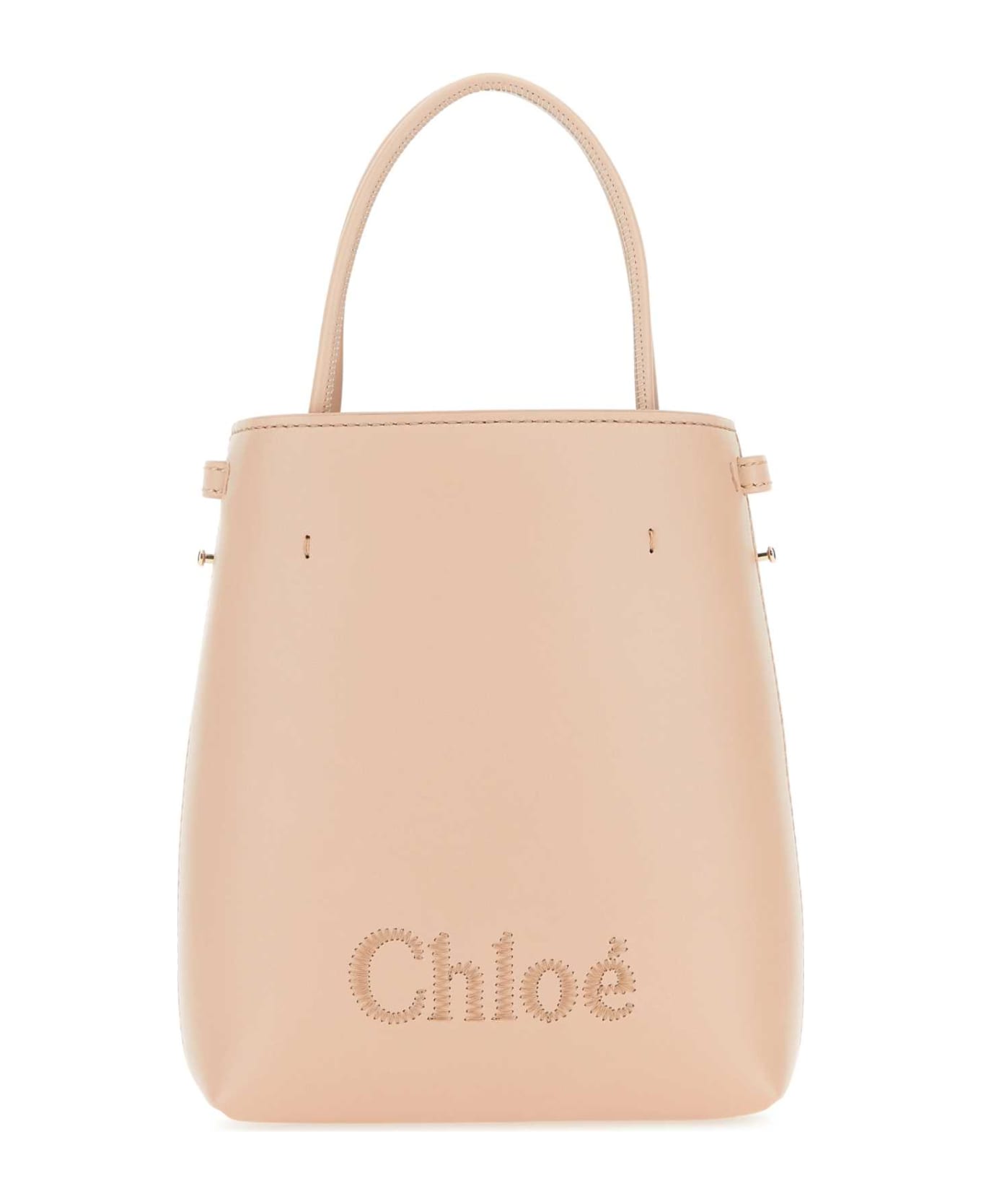 Chloé Powder Pink Leather Micro Chloã© Sense Handbag - CEMENTPINK トートバッグ