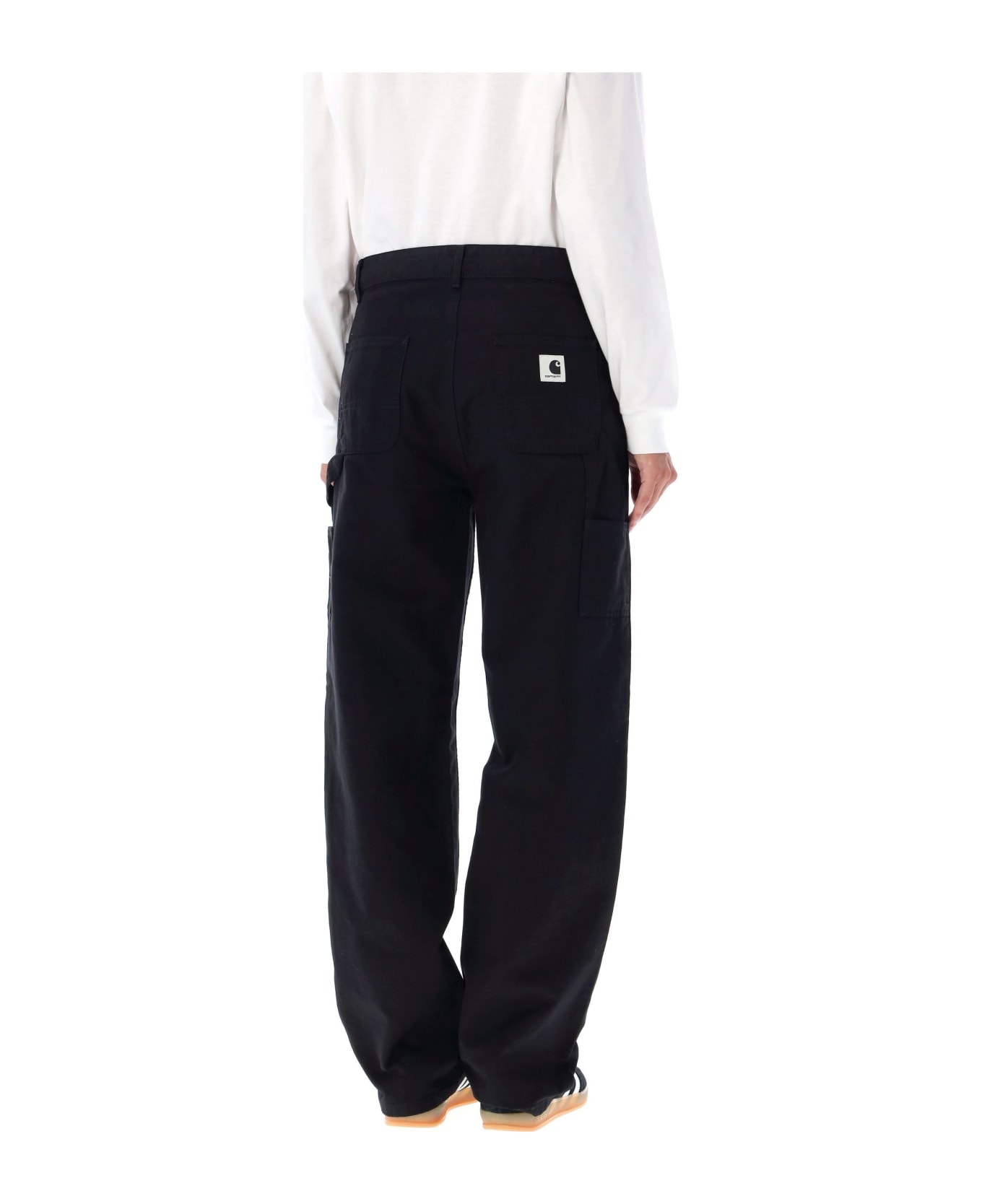 Carhartt W Pierce Straight Pants - BLACK