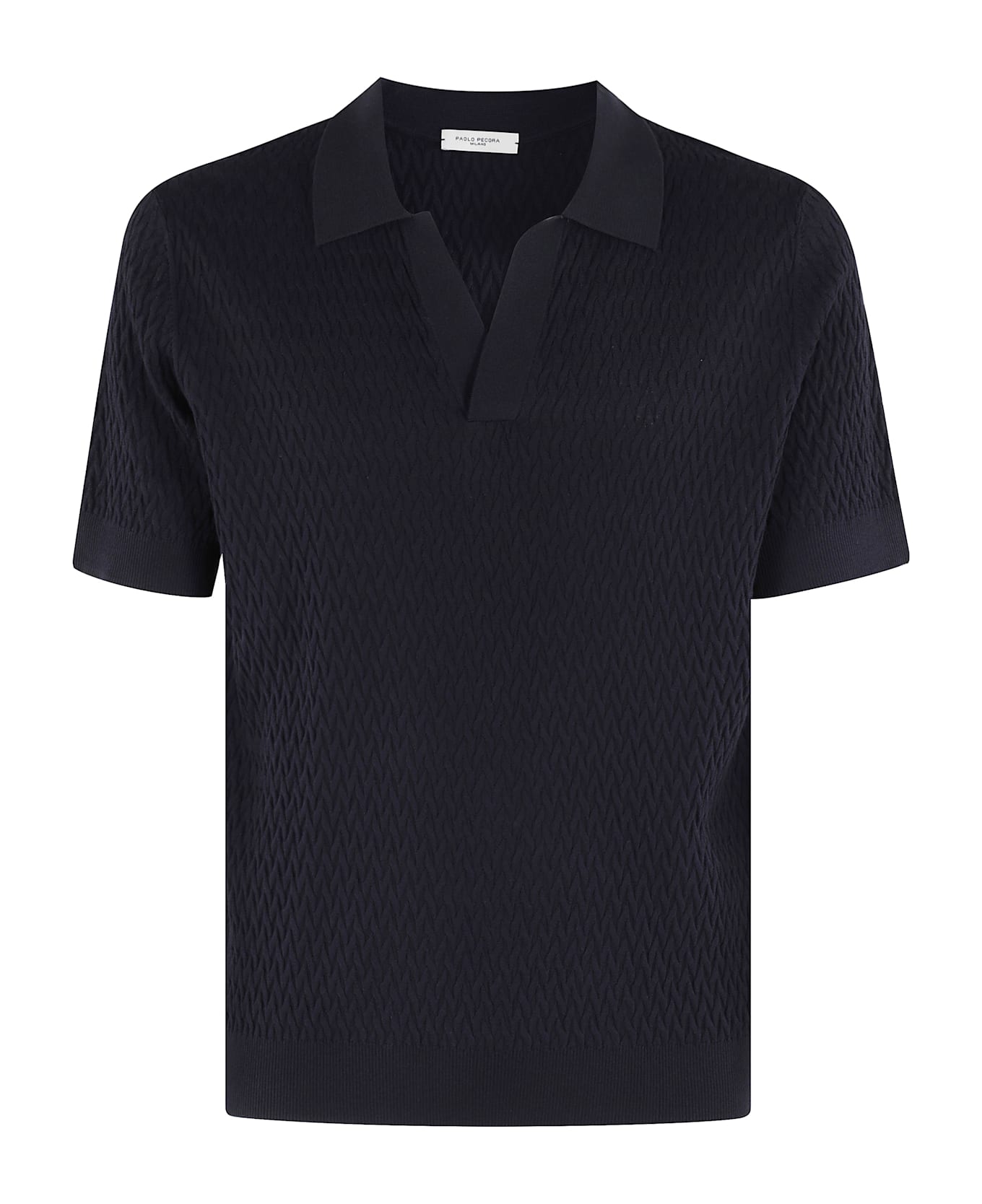 Paolo Pecora Maglia A Polo - Blu