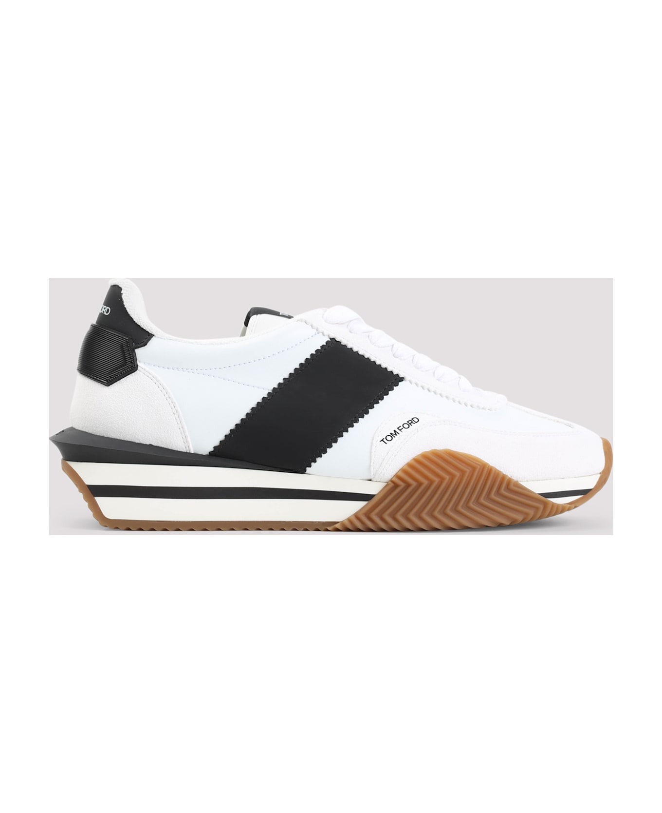Tom Ford James Leather Low-top Sneakers - White