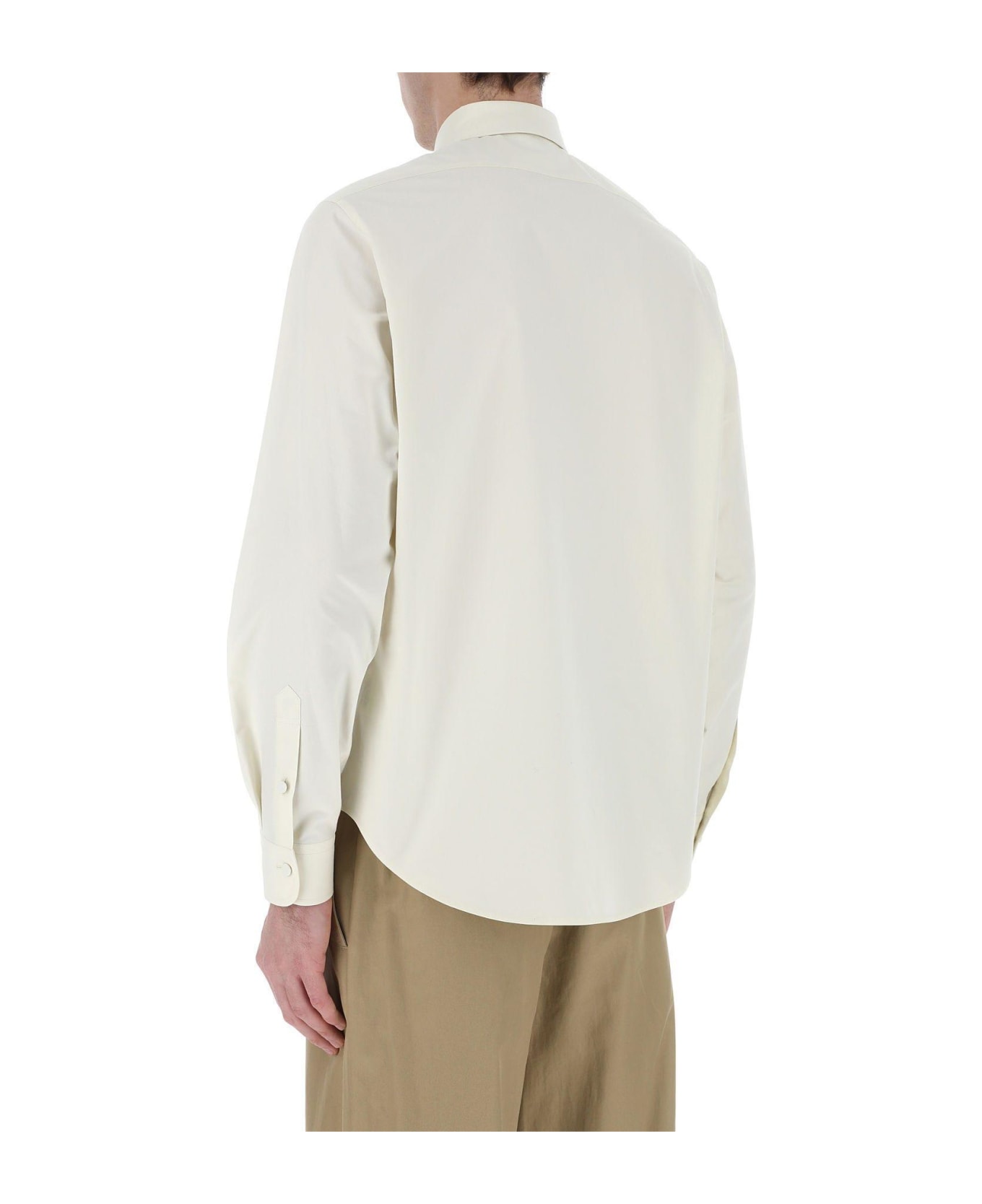 Gucci Ivory Poplin Shirt - White シャツ