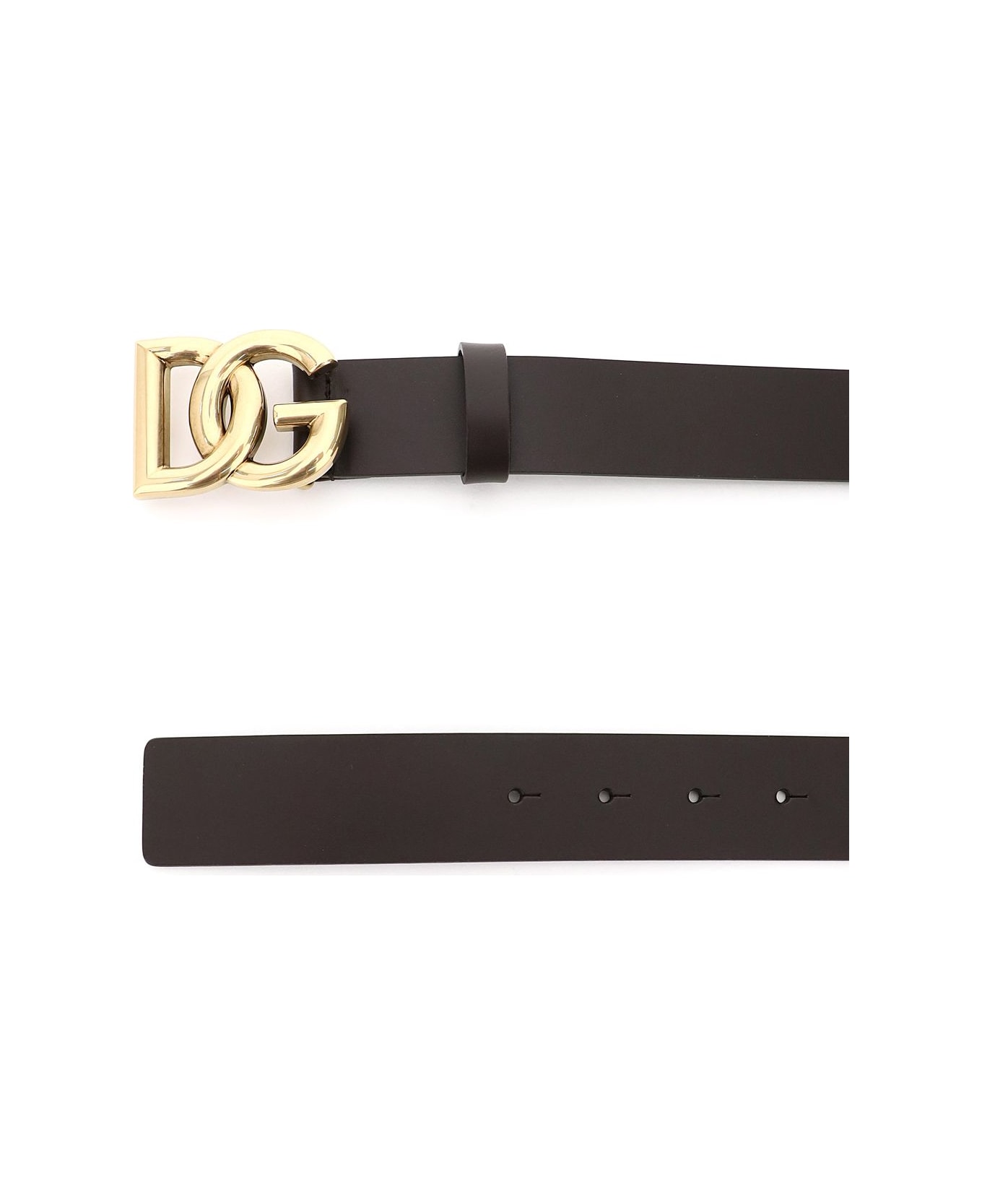 Dolce & Gabbana Leather Belt - Brown ベルト