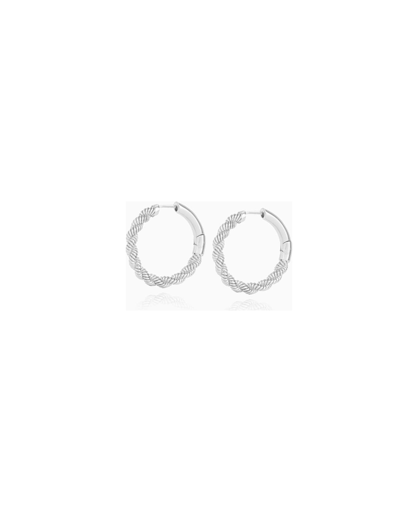 Federica Tosi Earring Round Grace Silver - Silver