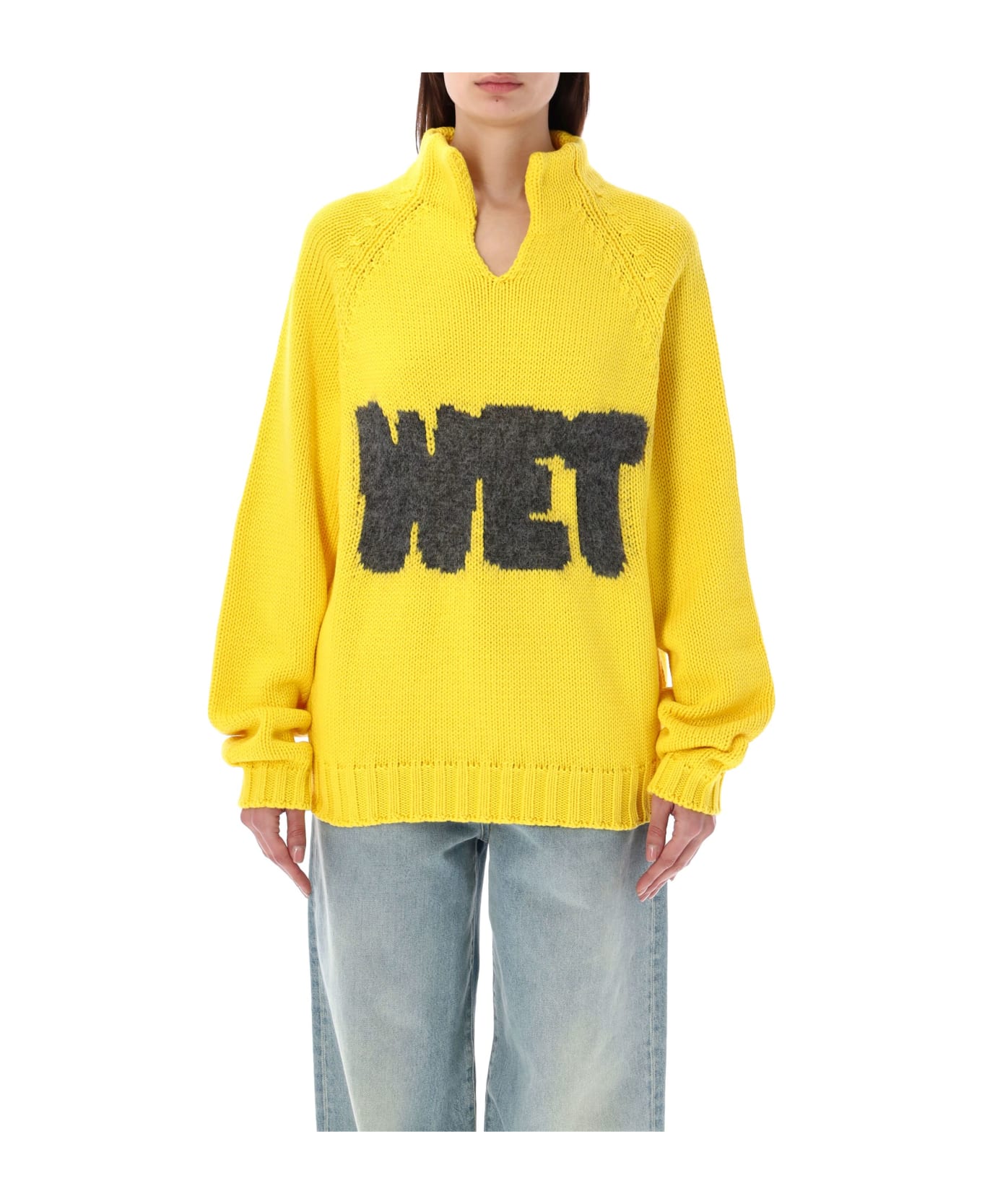 ERL Wet Sweater - YELLOW トップス