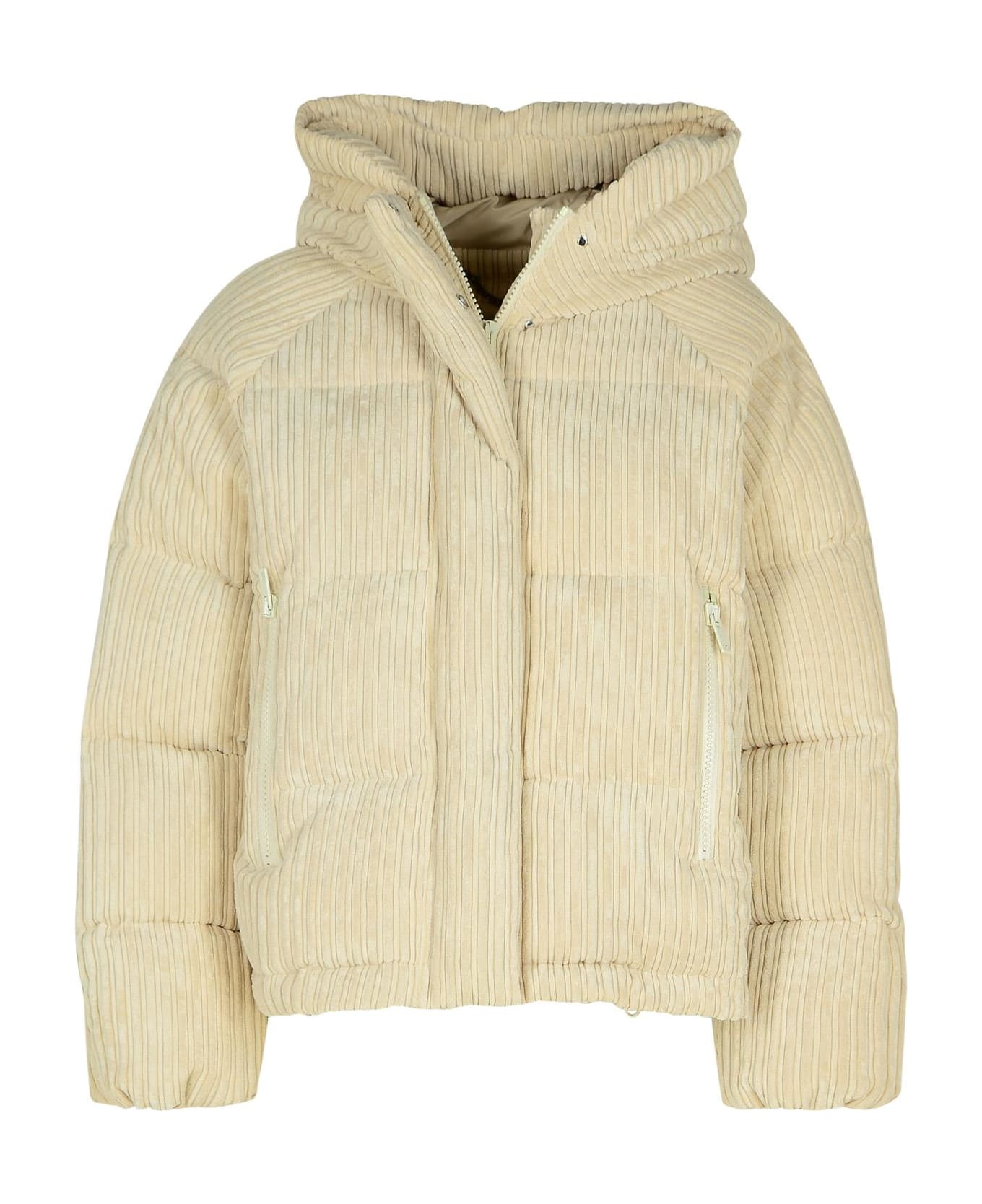 Golden Goose Ivory Polyester Down Jacket - Ivory