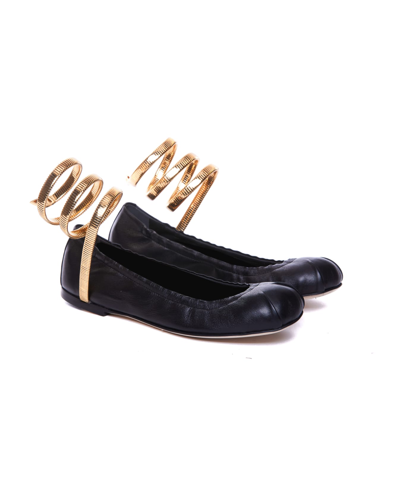 René Caovilla Juniper Flats - Black フラットシューズ