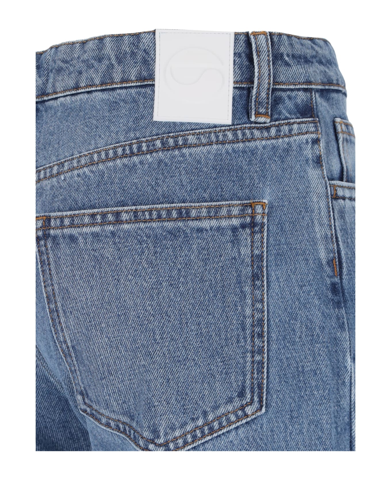 Coperni 'open Knee' Jeans - WASHED BLUE デニム