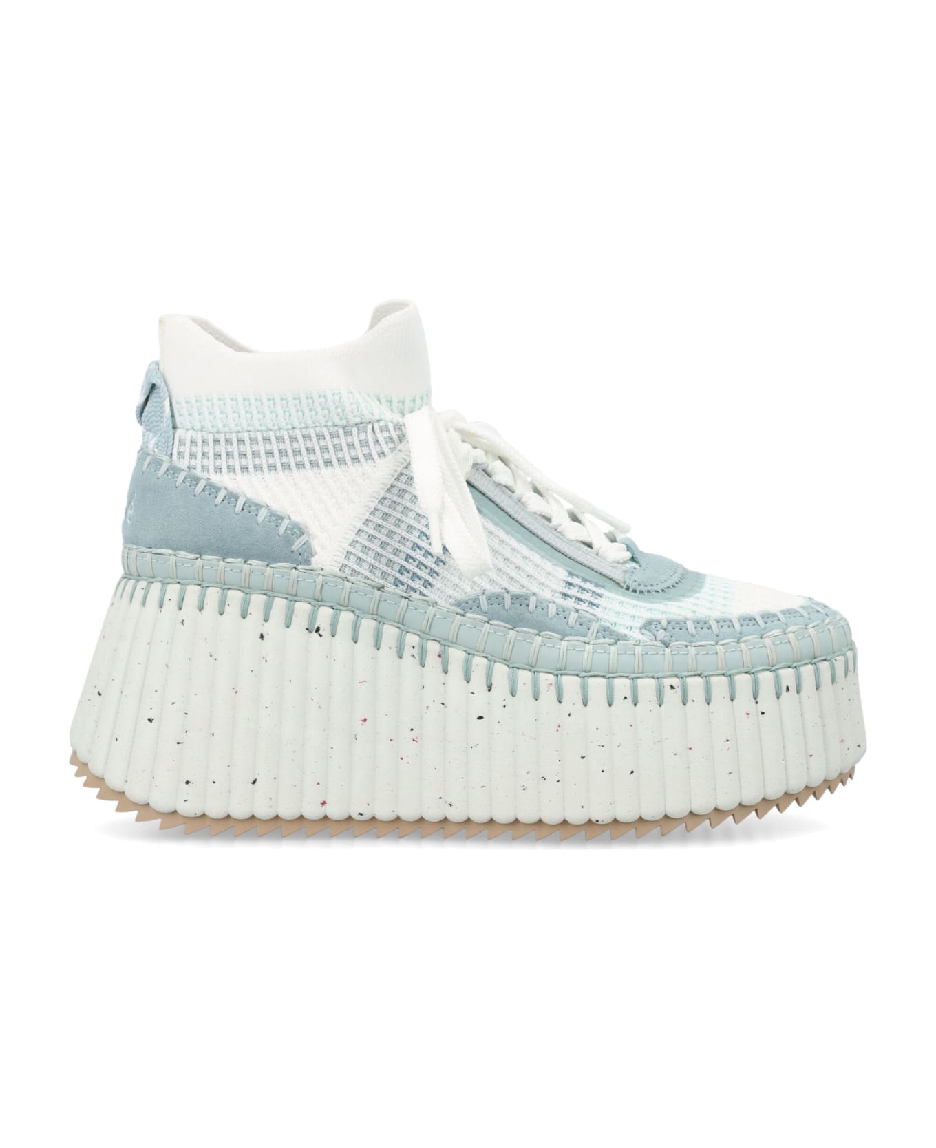 Chloé Nama Wedge Sneaker - DELICATE BLUE
