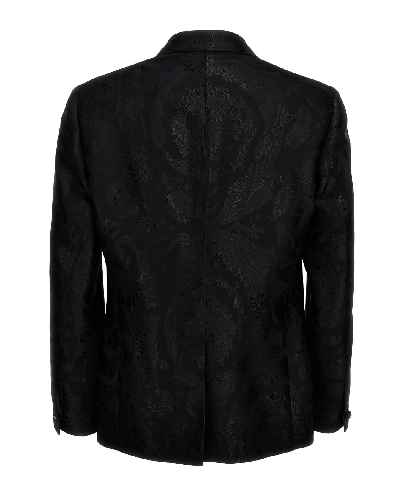 Versace 'barocco Jaquard' Blazer - Black