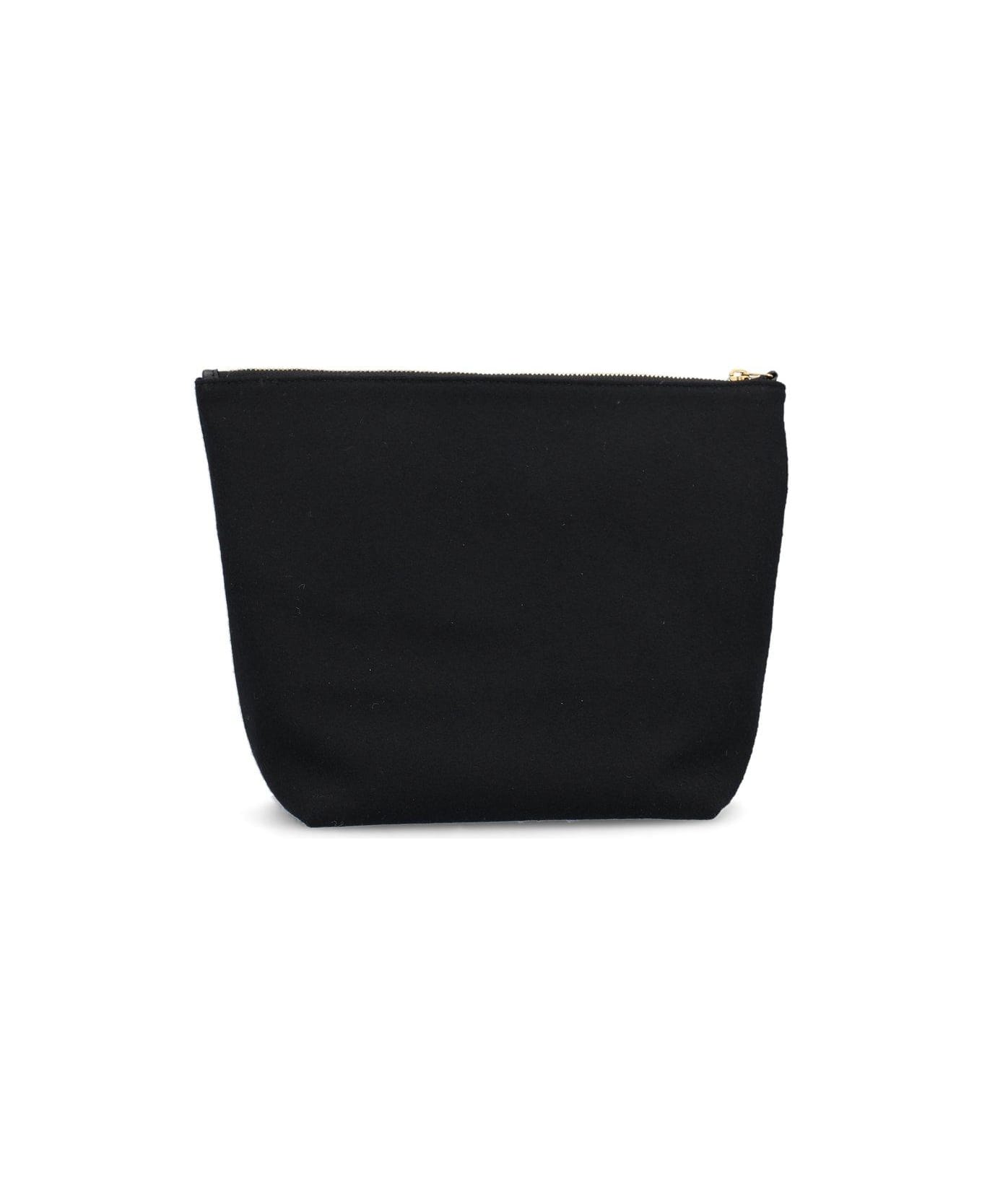 Saint Laurent Rive Gauche Embroidered Pouch バッグ
