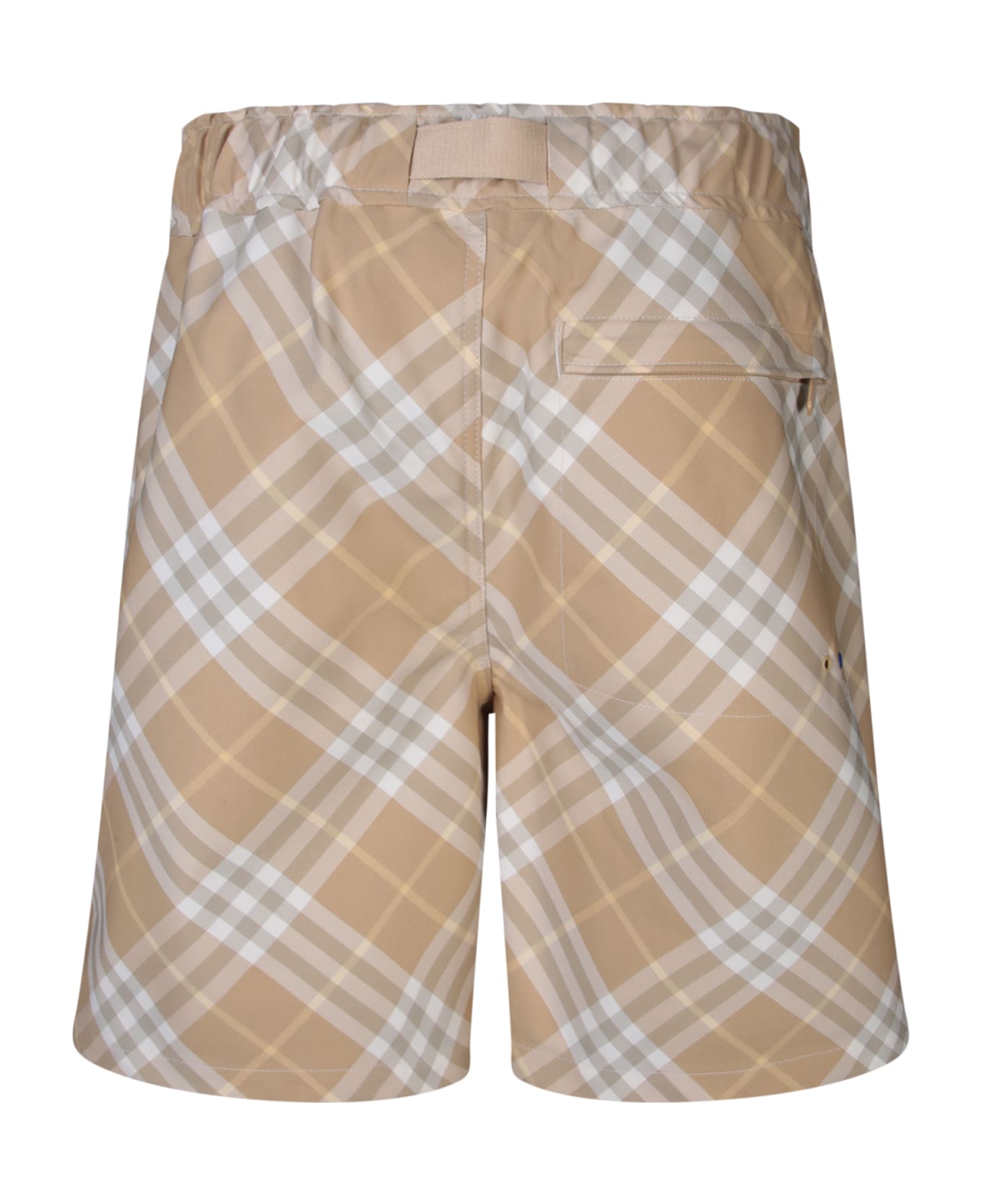 Burberry Beige Check Shorts - Beige