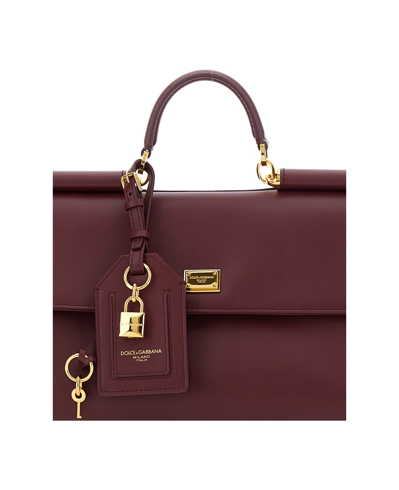 Dolce 
Gabbana Vit.plonge Lux Ottone Vintage - Bordeaux
