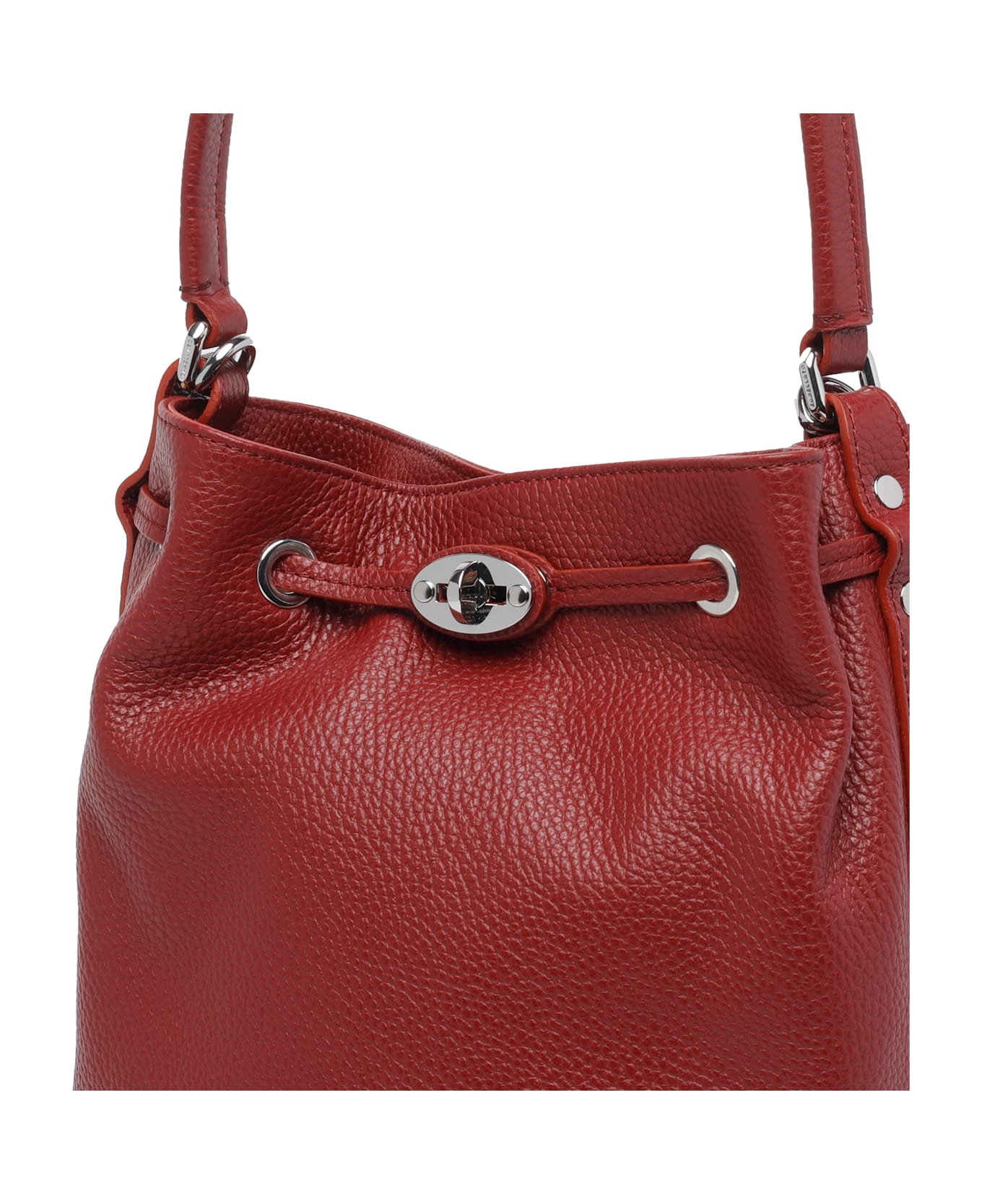 Zanellato Small Monda' Bucket Bag - Red