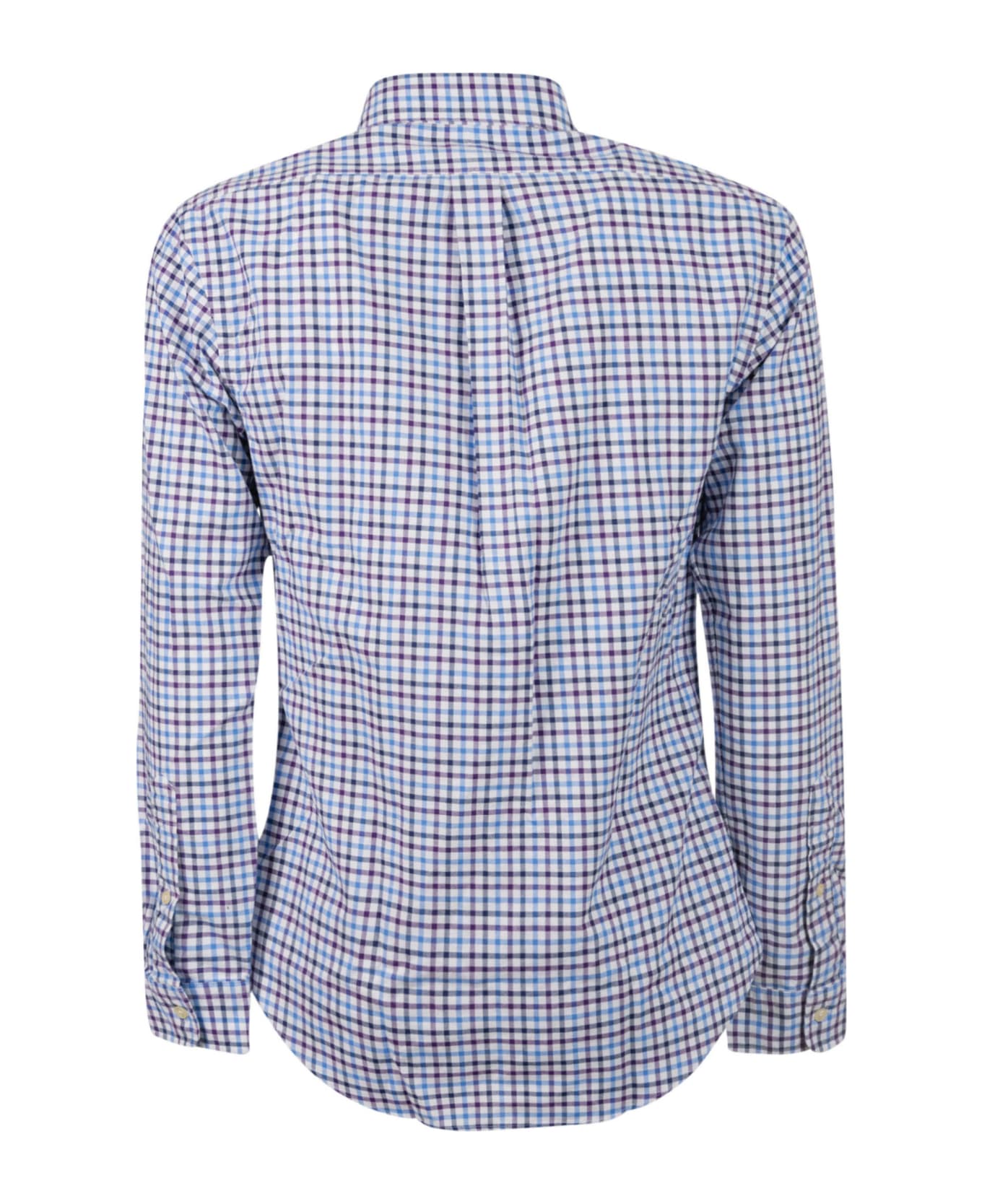 Ralph Lauren Checked Shirt - Wine Blue/Multicolor