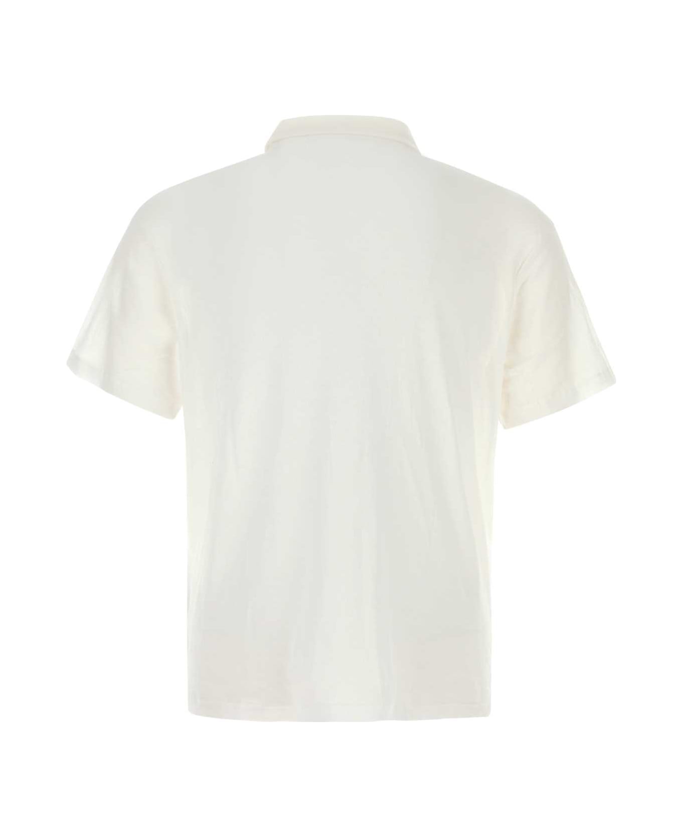 Gimaguas White Cotton Tristan Polo Shirt - WHITE