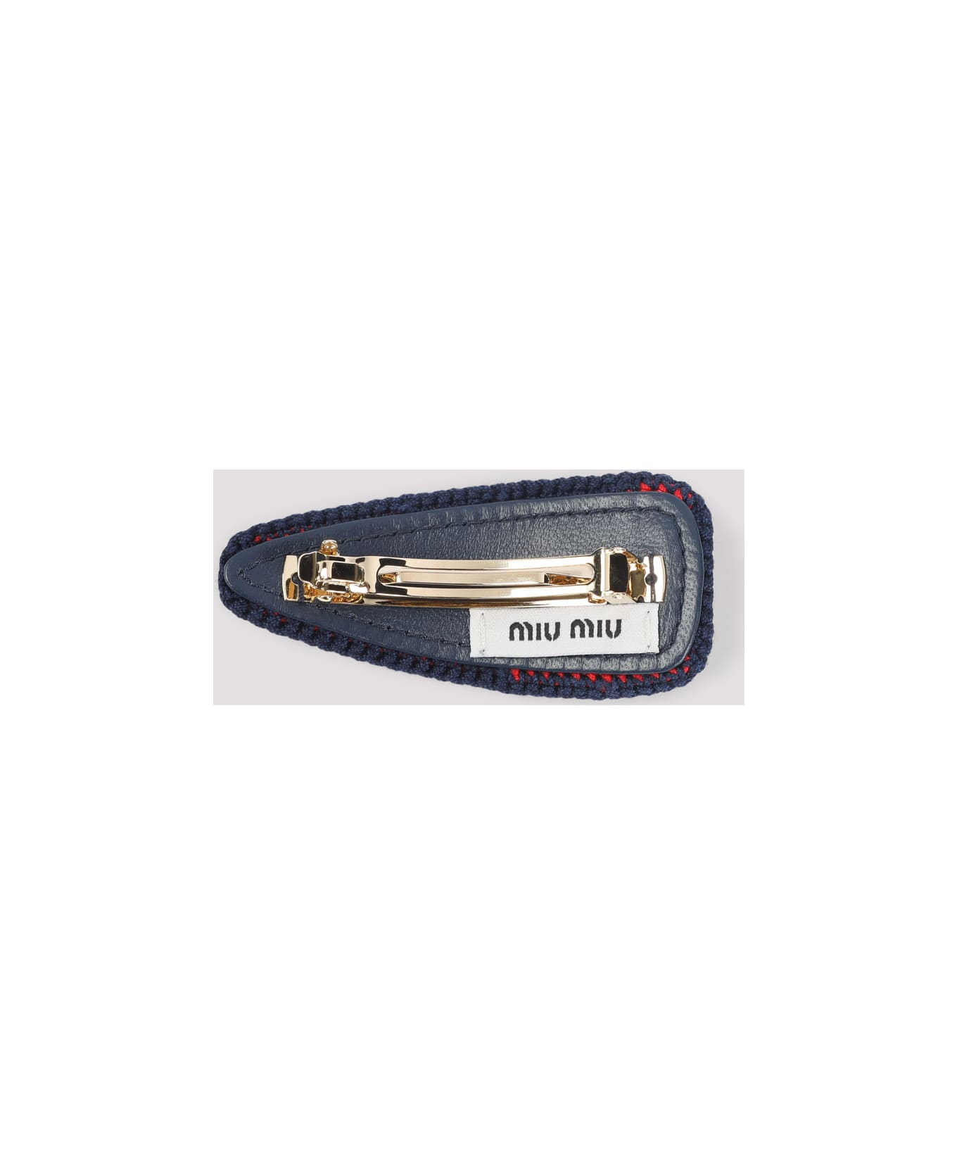 Miu Miu Crochet Hair Clip - Gc Avorio Rosso Blu