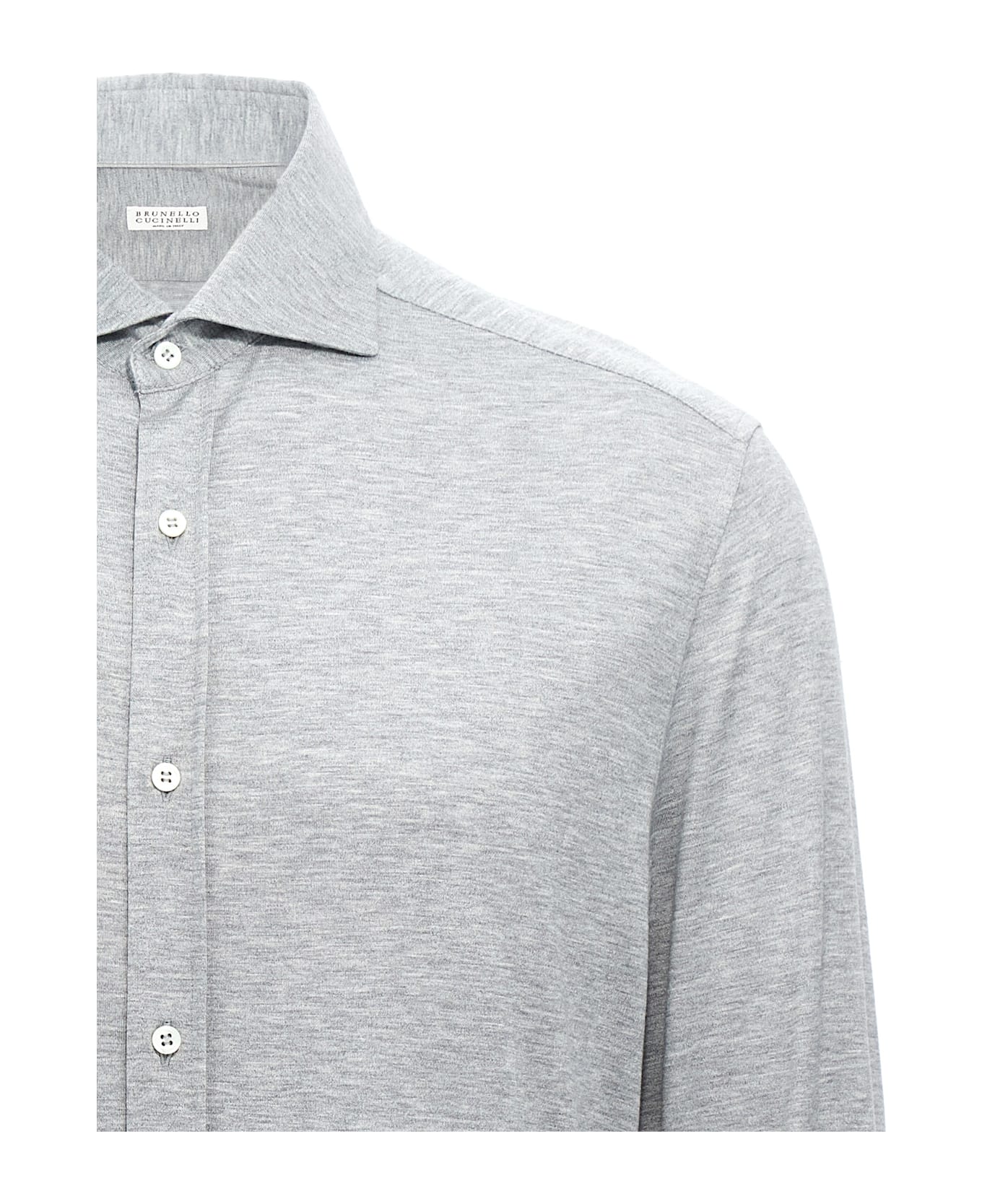 Brunello Cucinelli Jersey Shirt - Gray