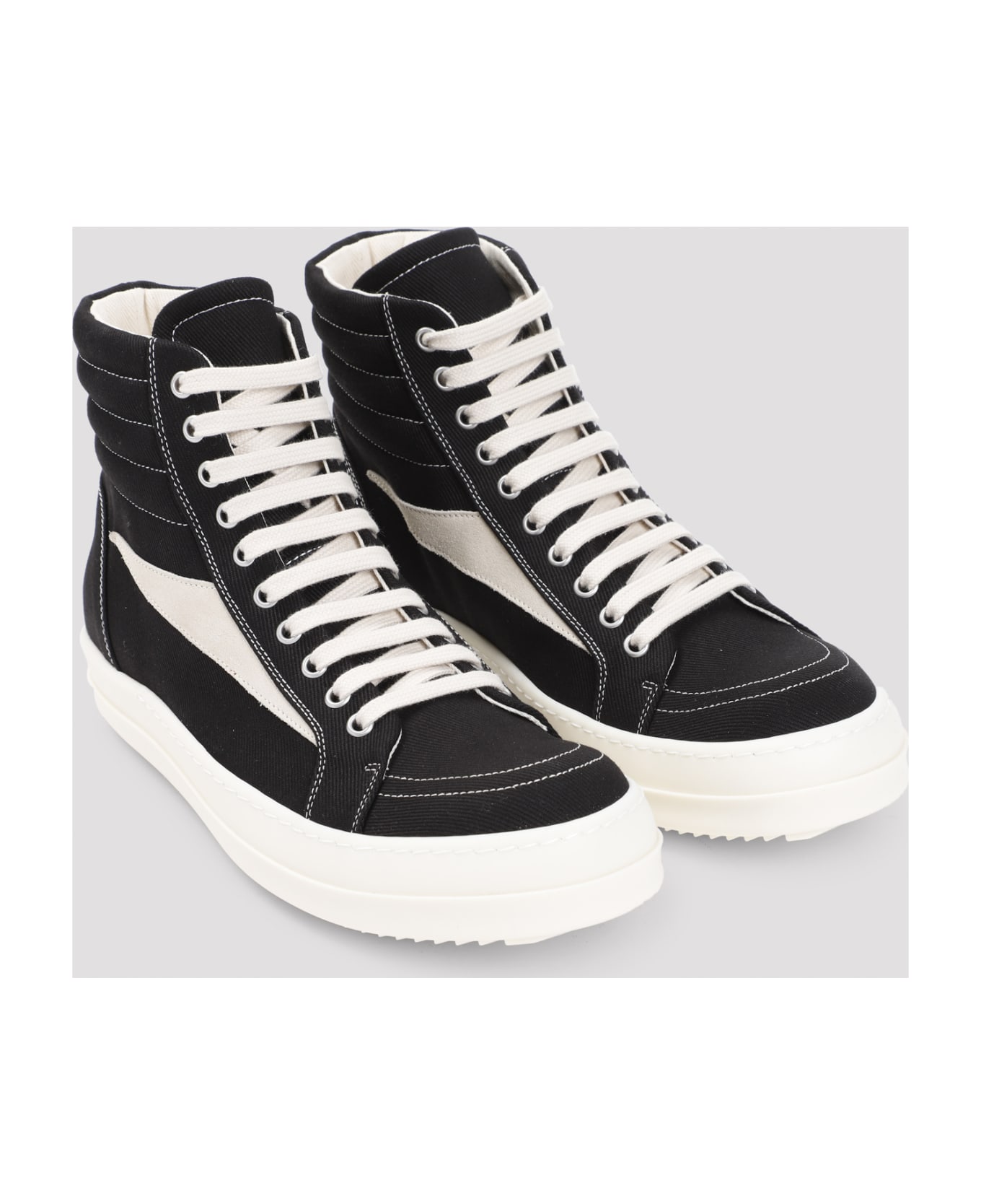 DRKSHDW Rick Owens Vintage High Sneakers - Black Milk Milk