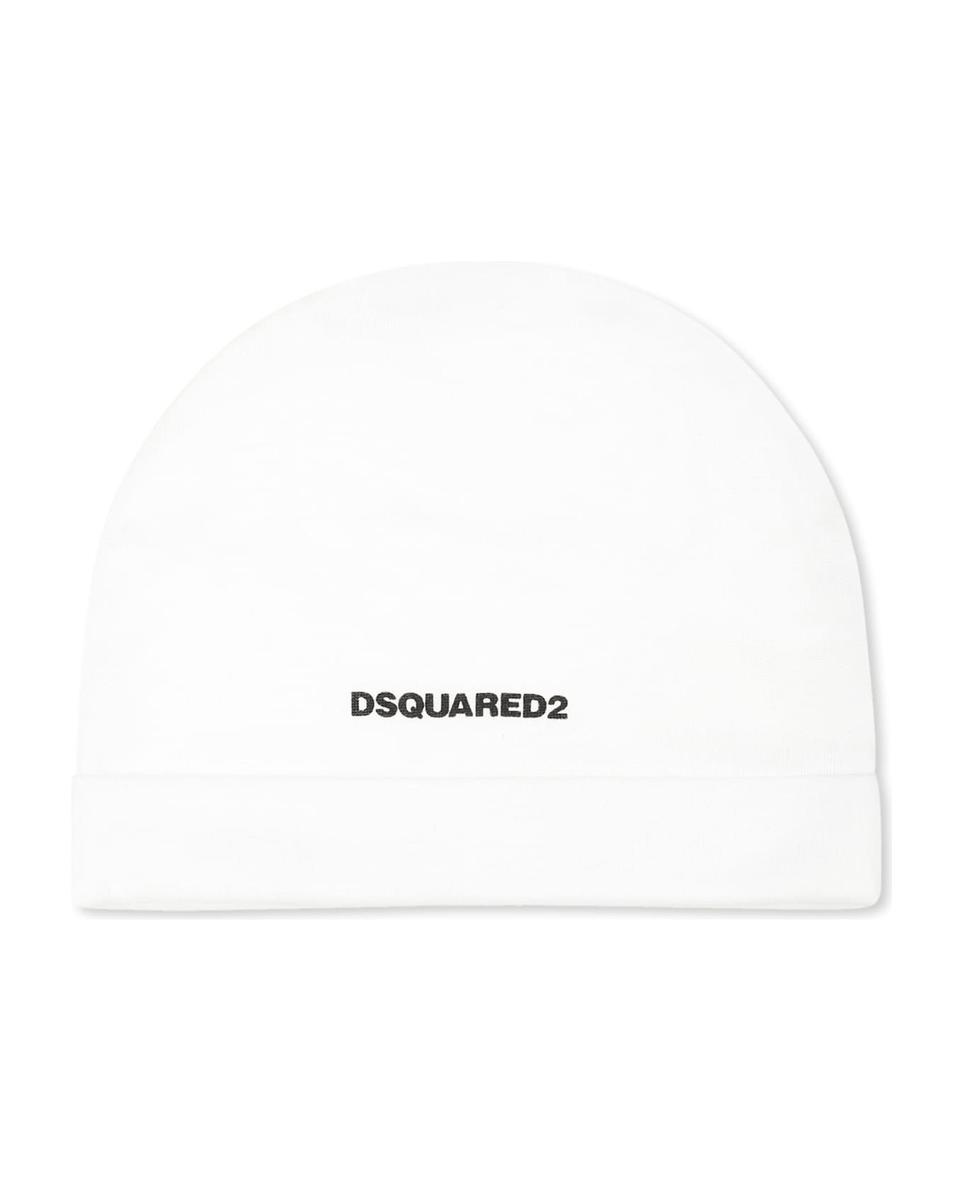 Dsquared2 White Cotton Body Set, - White