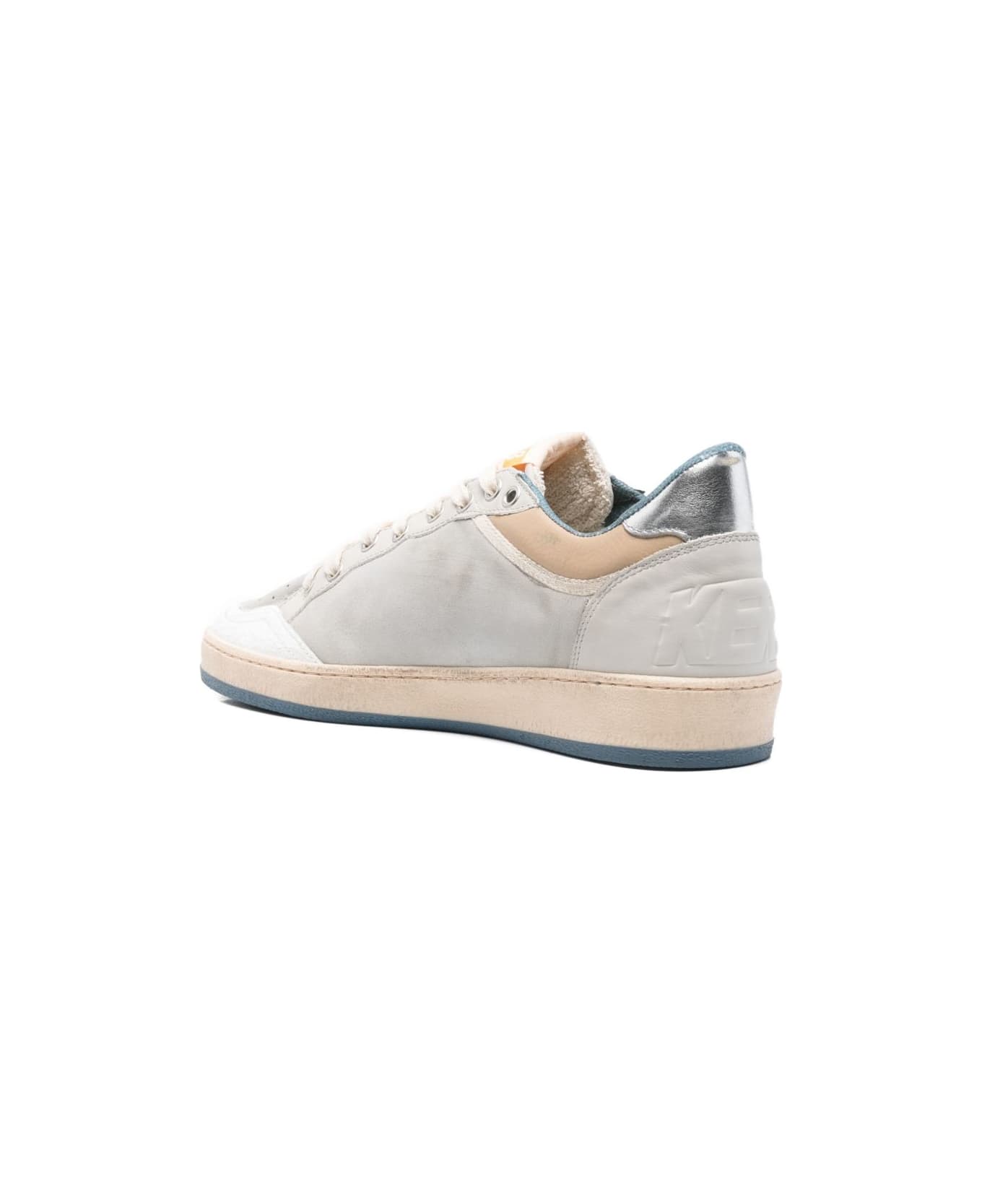 Golden Goose Light Gray Lace-up Sneakers - Grey