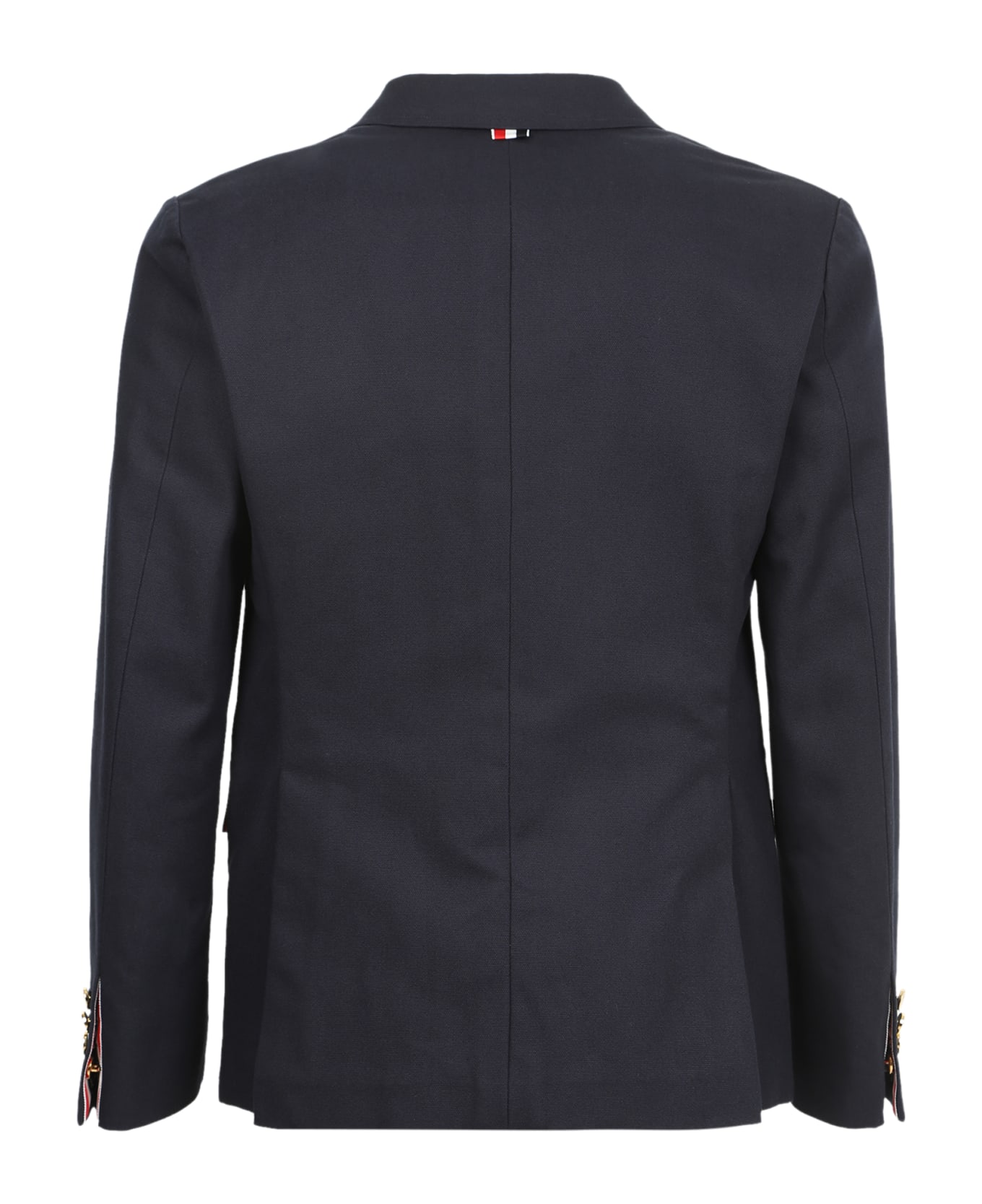 Thom Browne Navy Sport Cotton Jacket - Blue