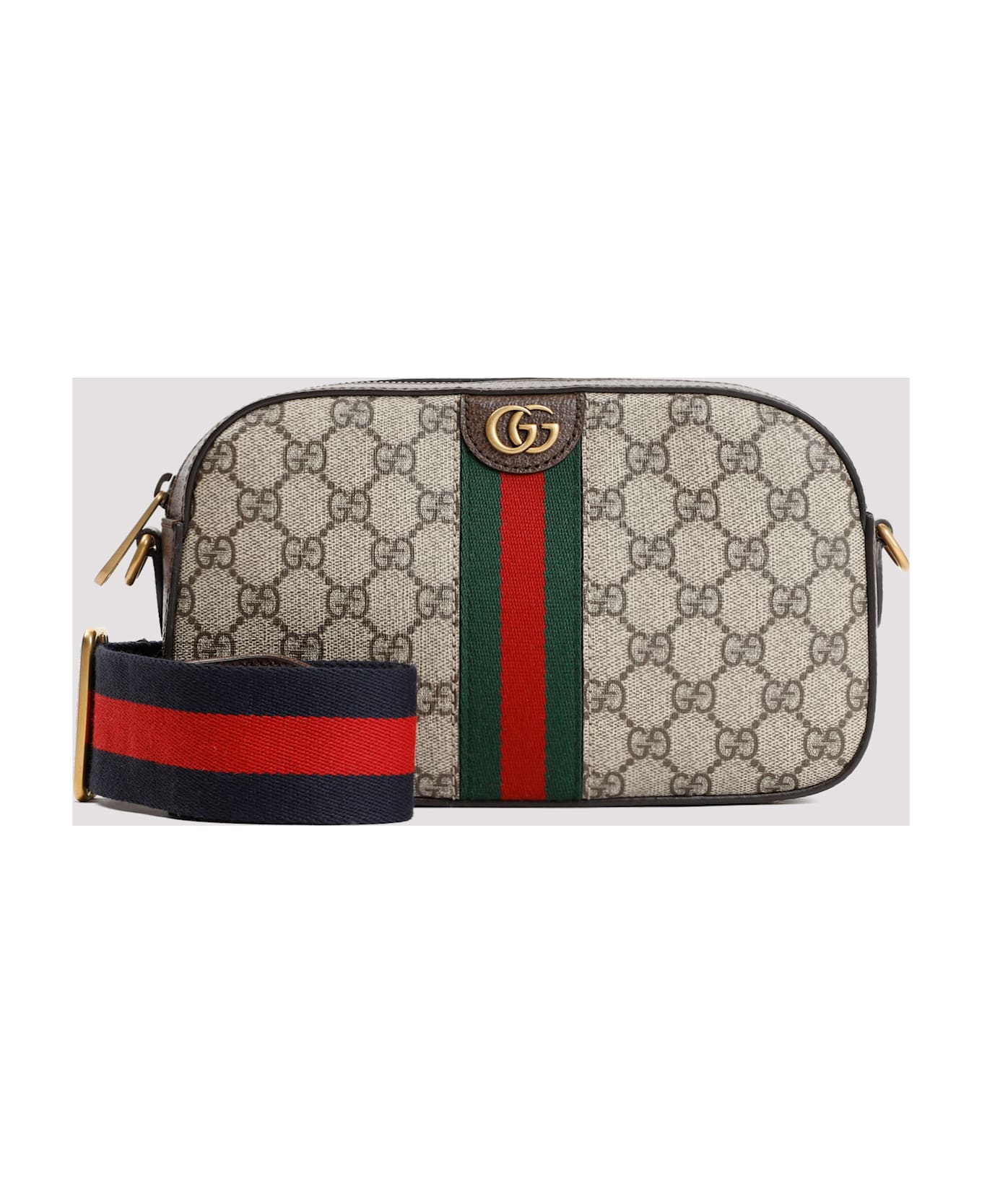 Gucci Ophidia Gg Shoulder Bag - Beige