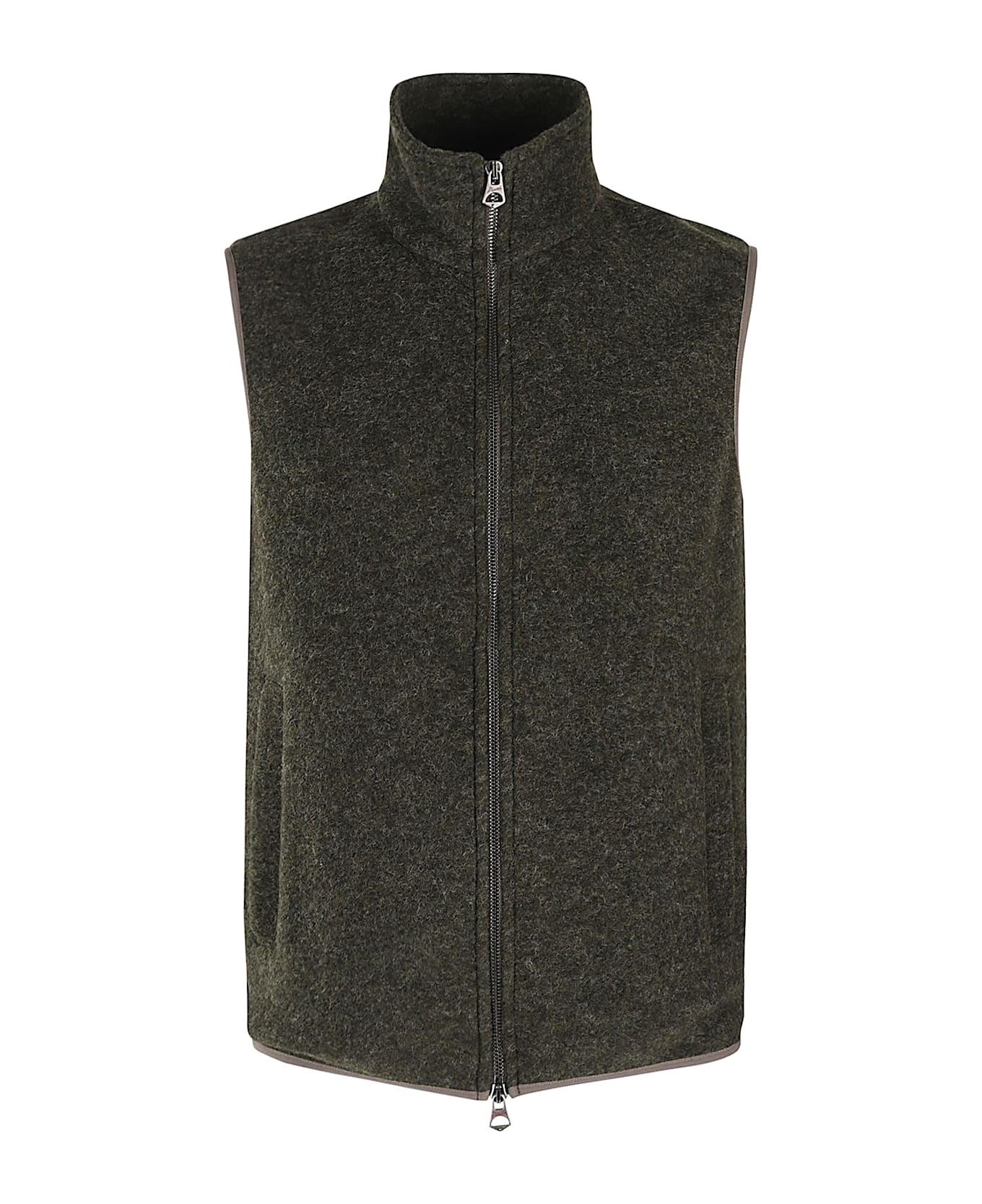Stewart Gilet Antonio Lana Cotta - Verde Bottiglia