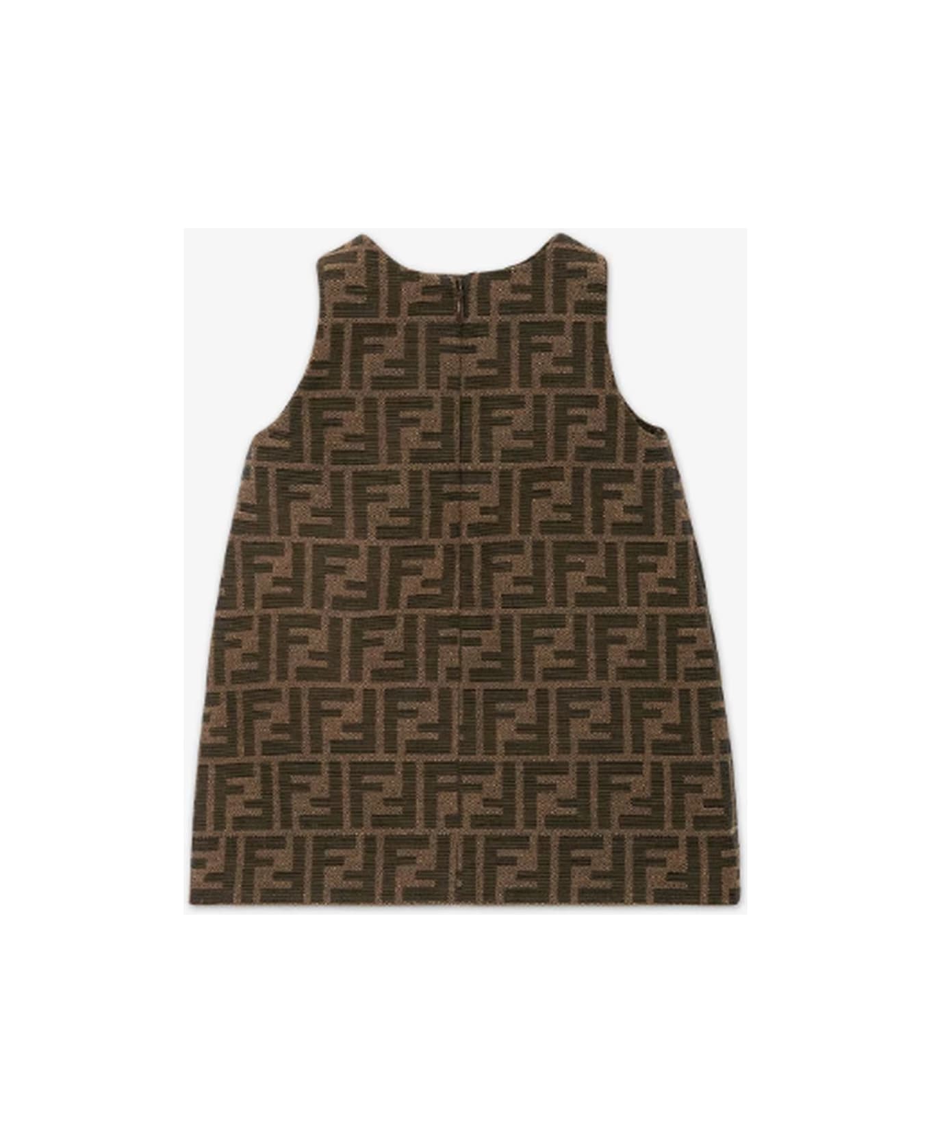 Fendi Kids Dresses Brown - Brown