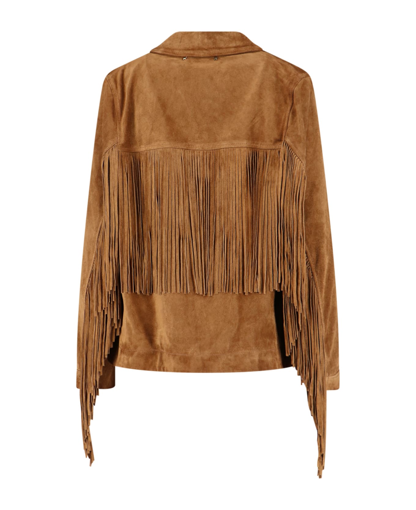Golden Goose Suede Jacket - Marrone