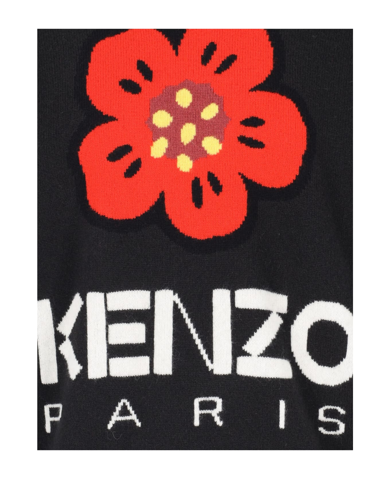 Kenzo 'boke Flower' Sweater - BLACK ニットウェア