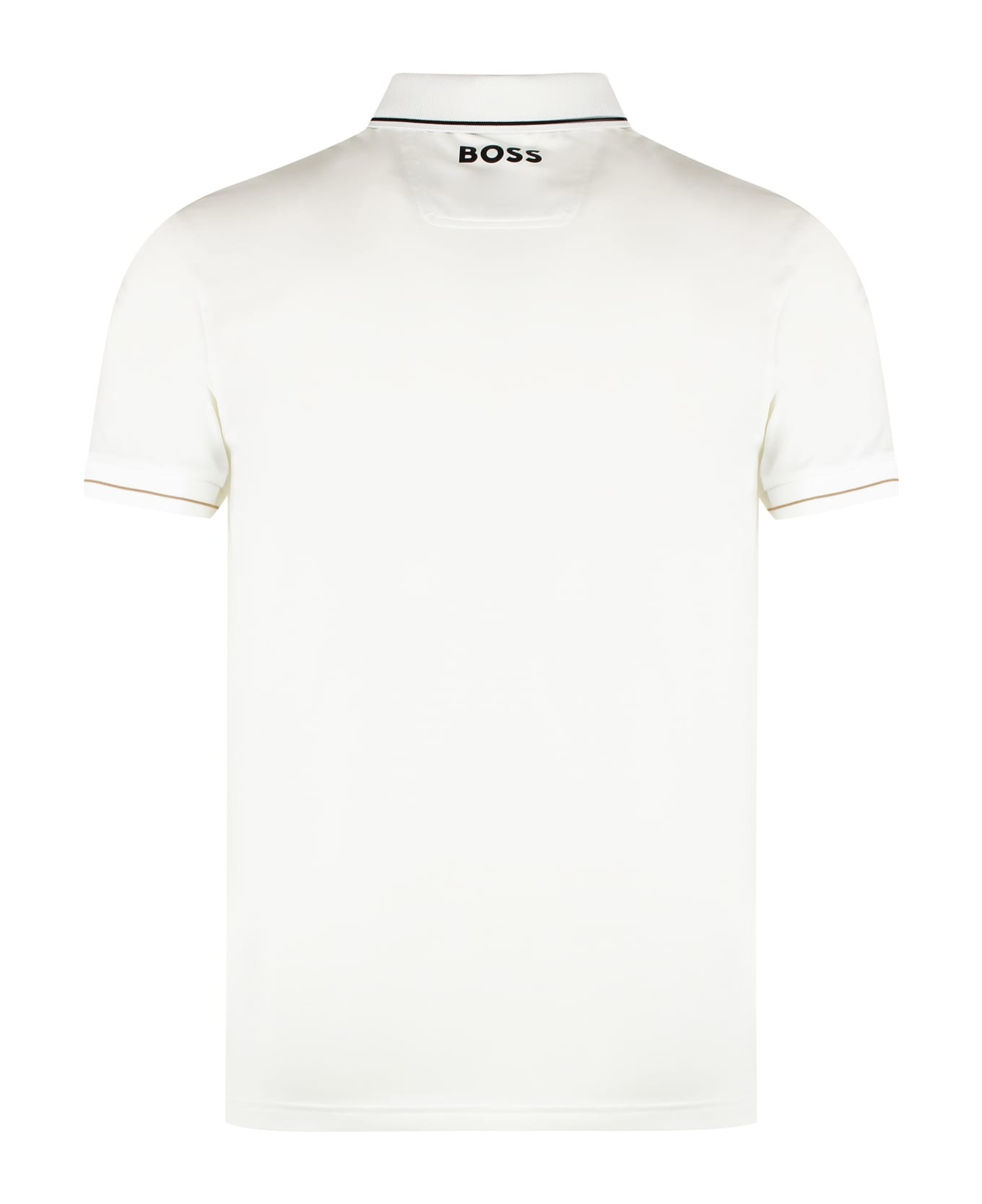 Hugo Boss Technical Fabric Polo Shirt - BLACK