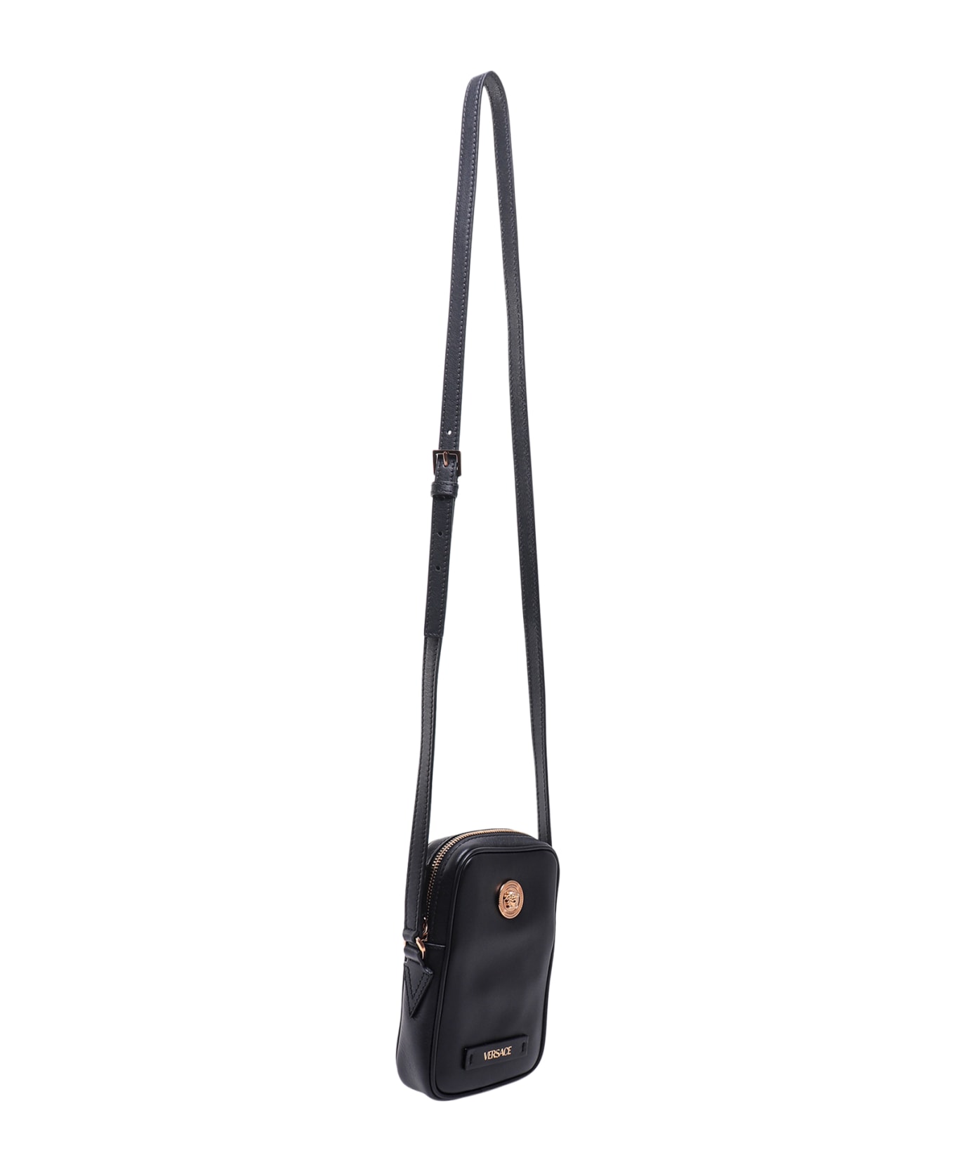 Versace Biggie Shoulder Bag - Black