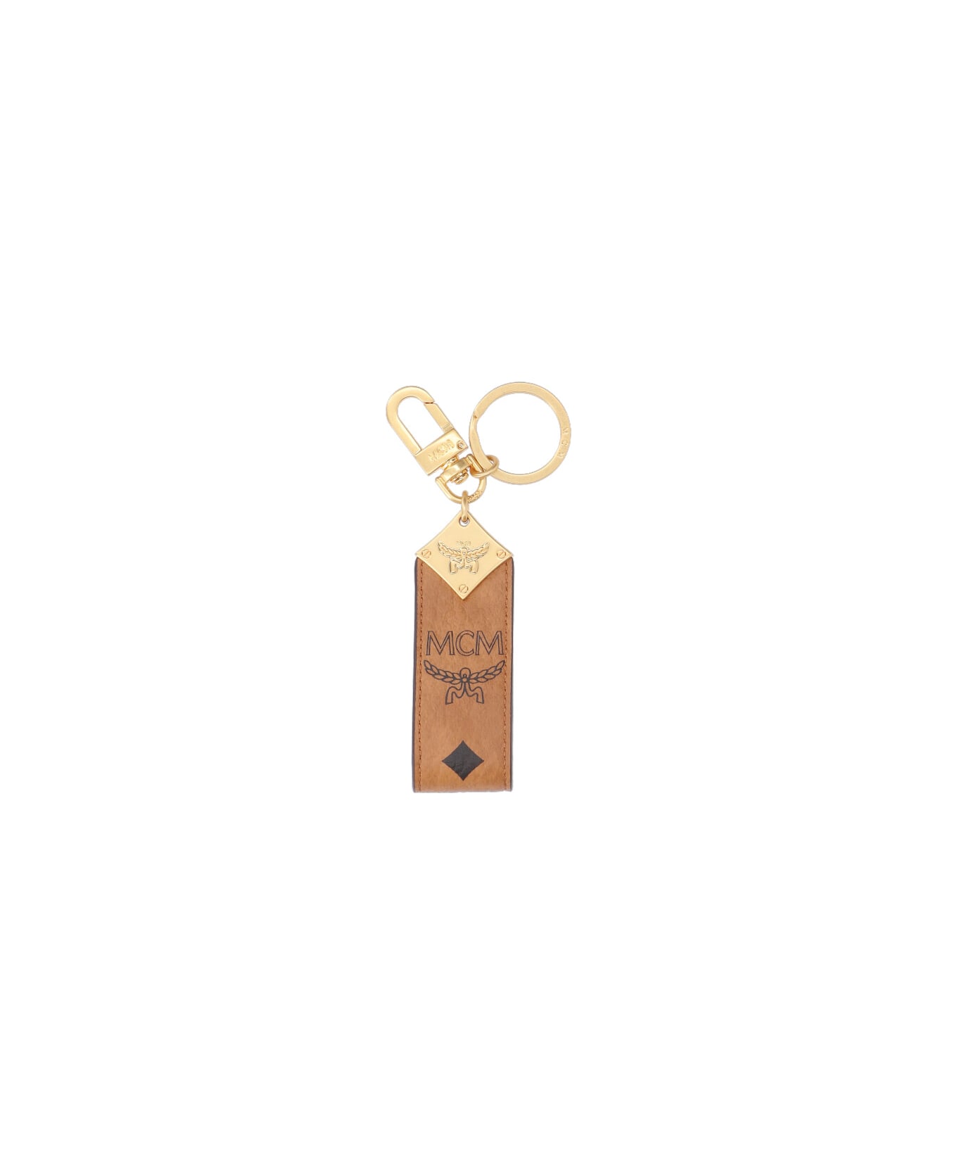 MCM "aren Diamond" Keyring - Brown