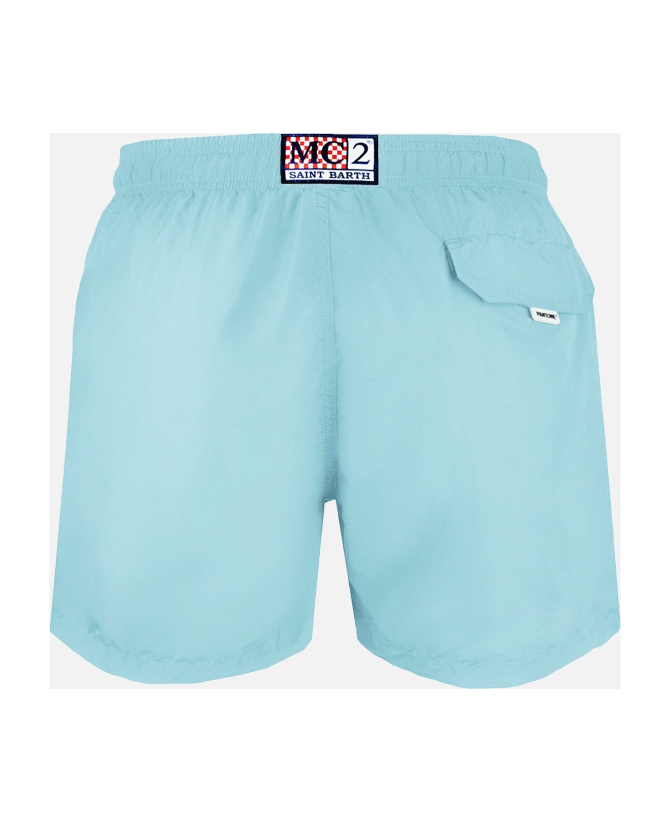 MC2 Saint Barth Man Light Blue Swim Shorts | Pantone Special Edition - SKY