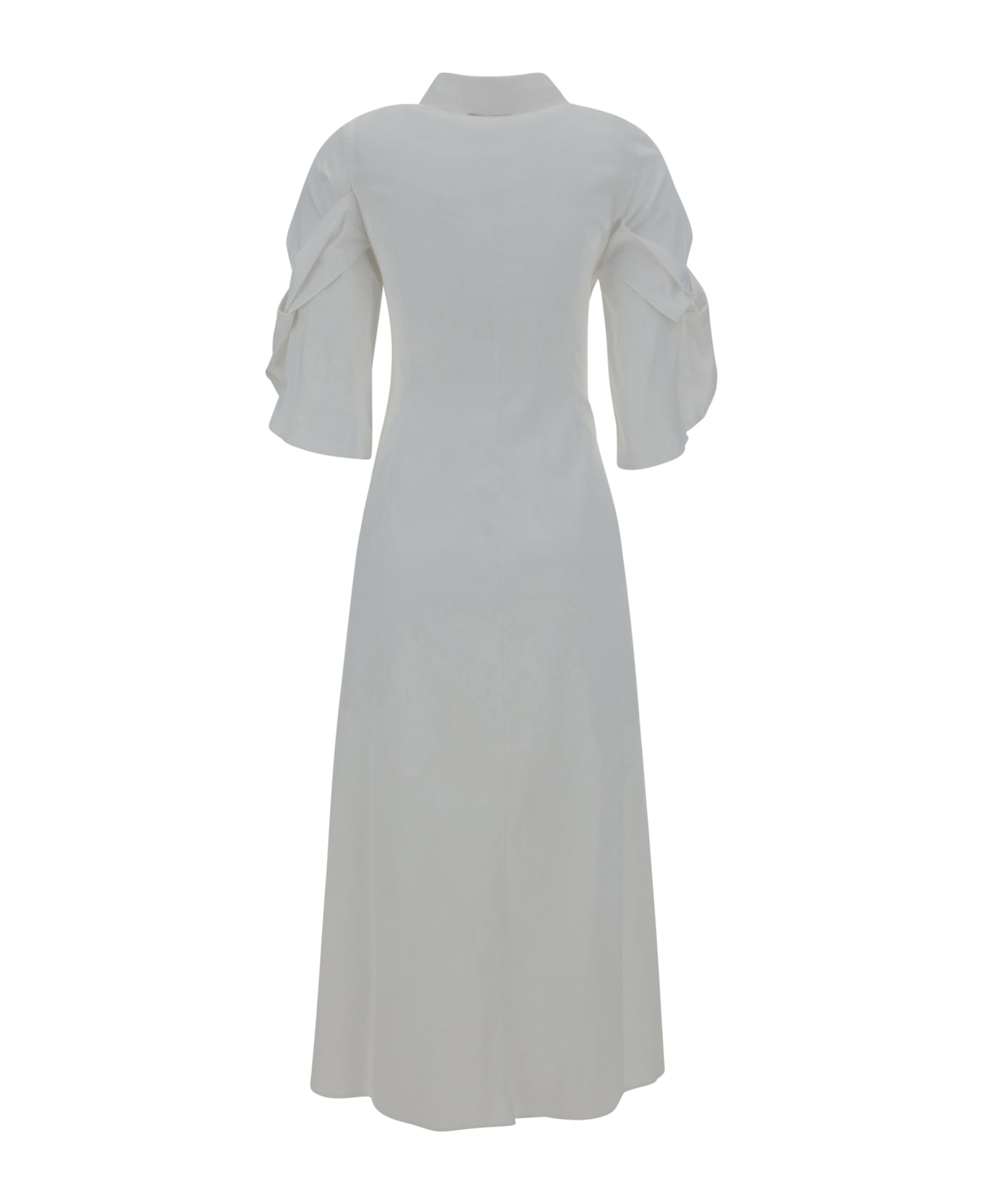 Ella Chemisier Dress - Bianco