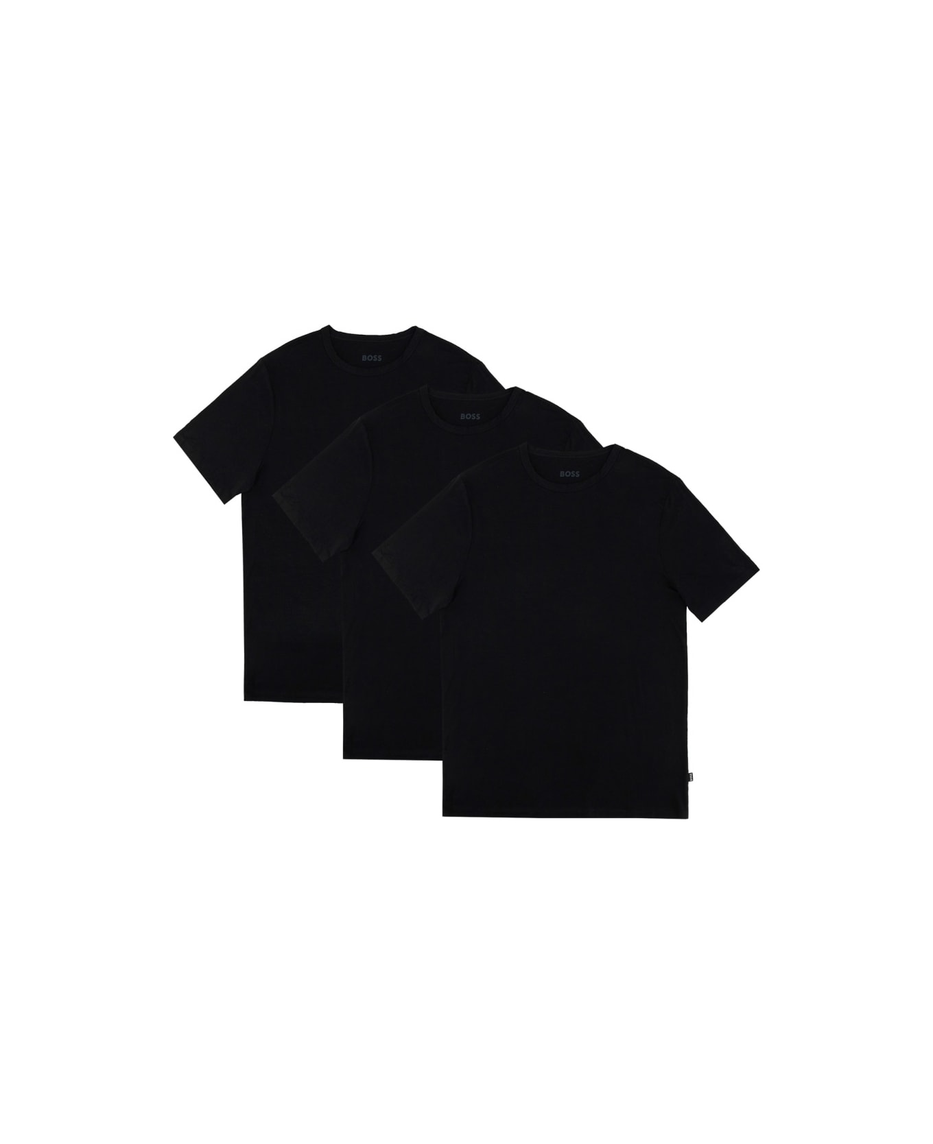 Hugo Boss Pack Of Three T-shirts - BLACK
