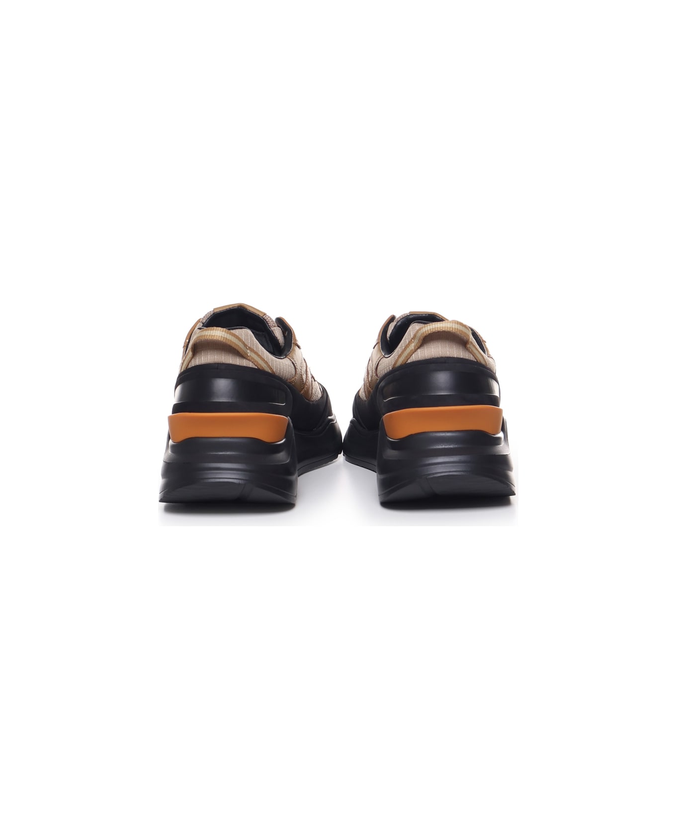 D.A.T.E. Fuga Method Sneakers - Beige-black