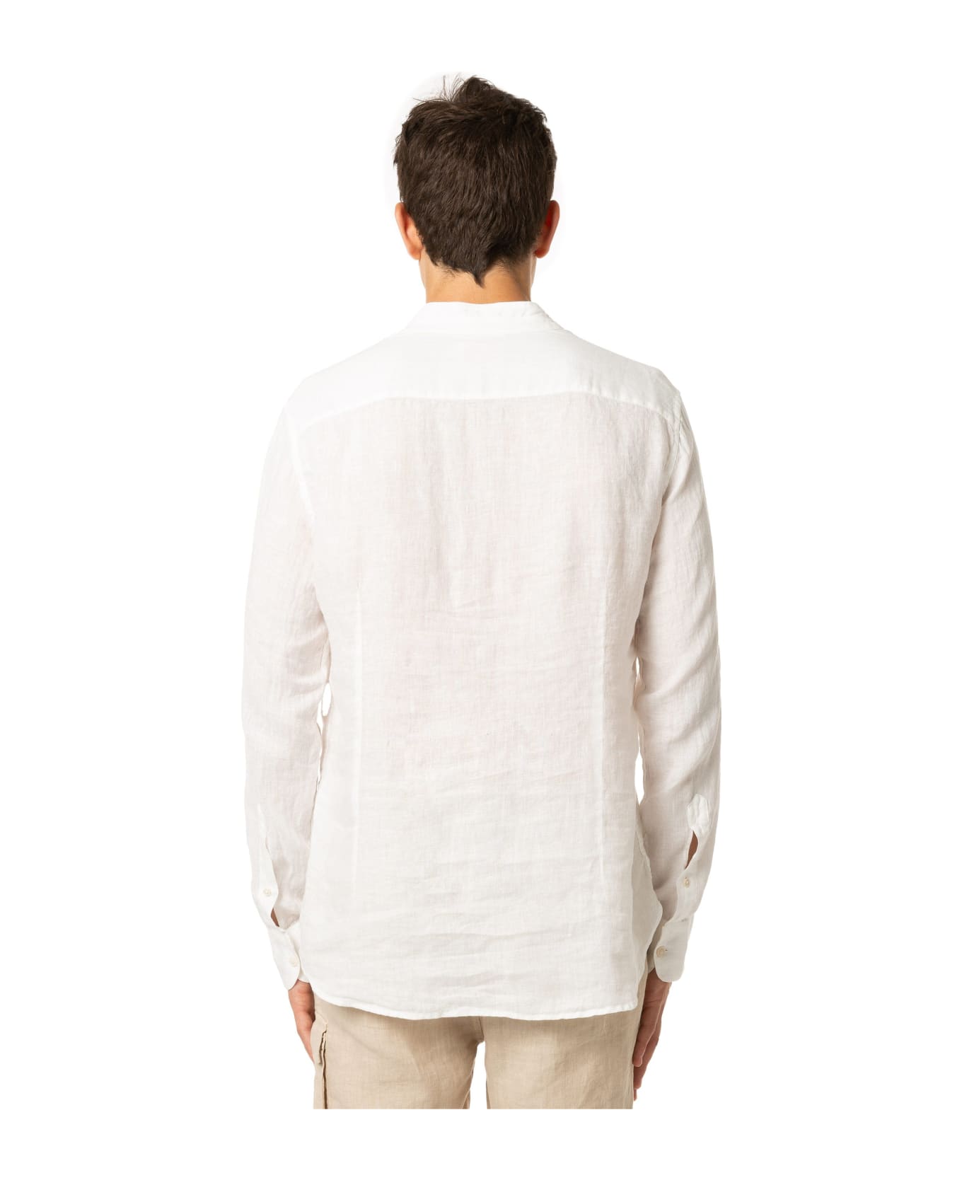 MC2 Saint Barth Man White Shirt - WHITE シャツ