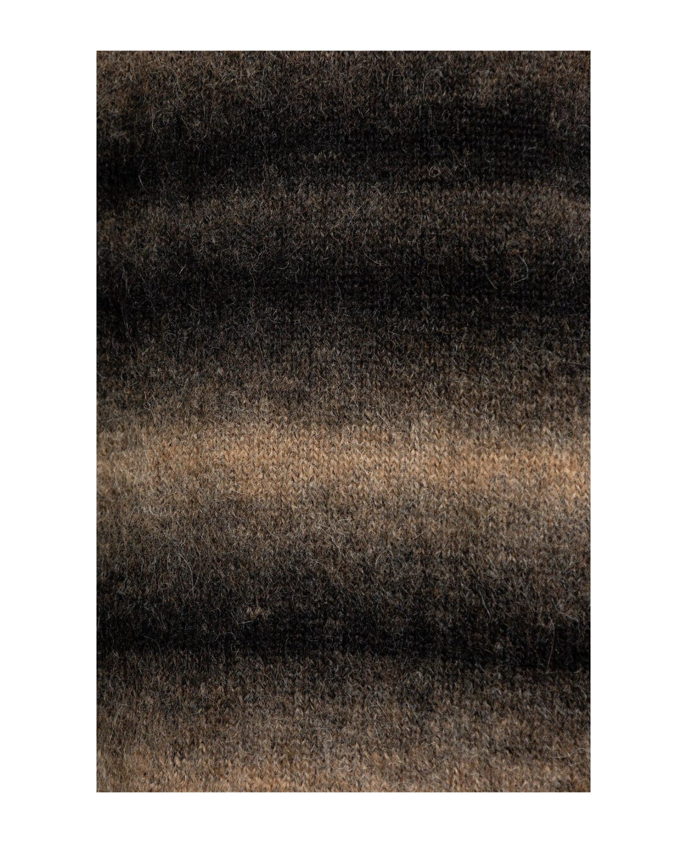 Paul Smith Striped Sweater - Cammello nero