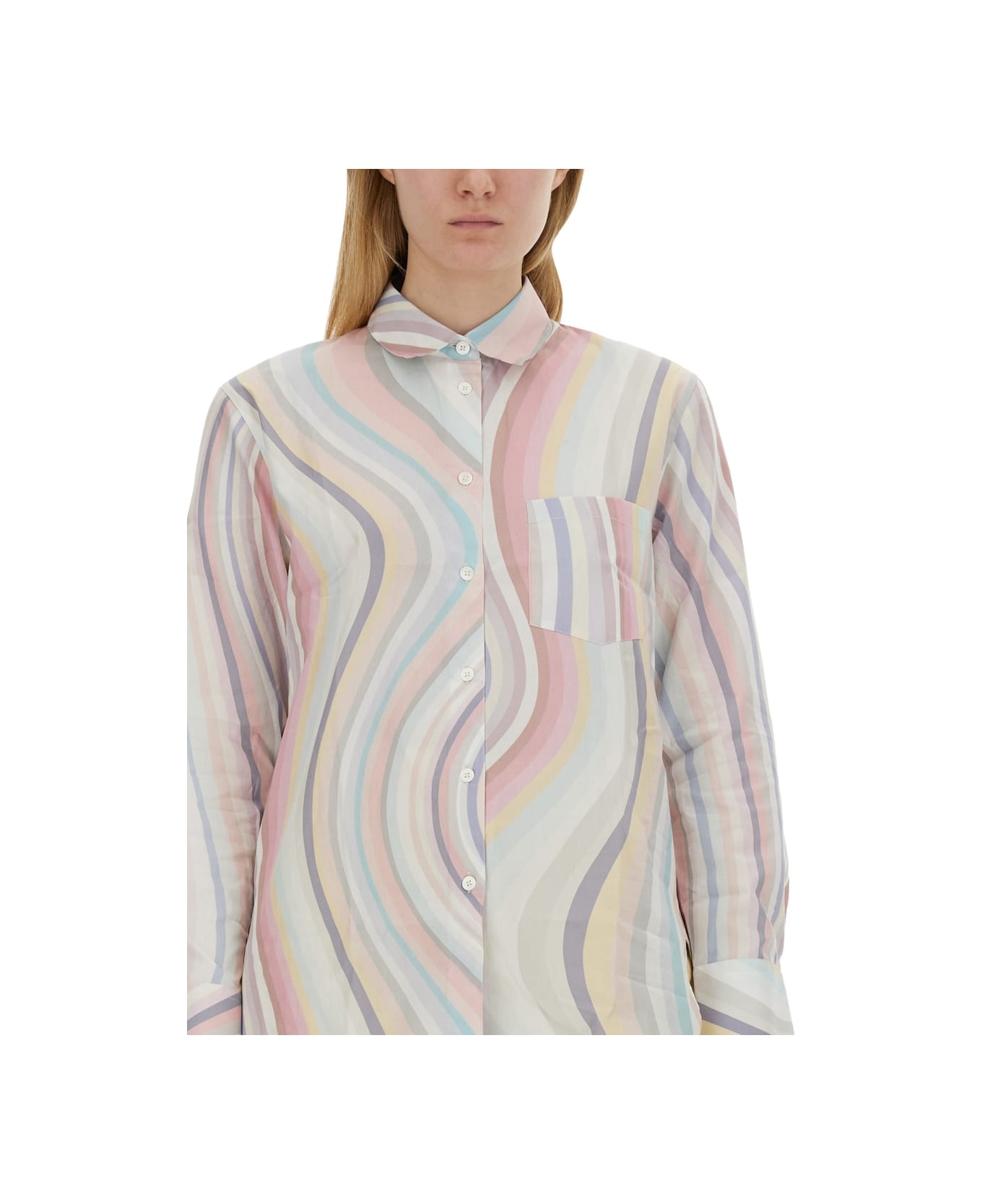 PS by Paul Smith 'faded Swirl' Shirt - MULTICOLOUR シャツ