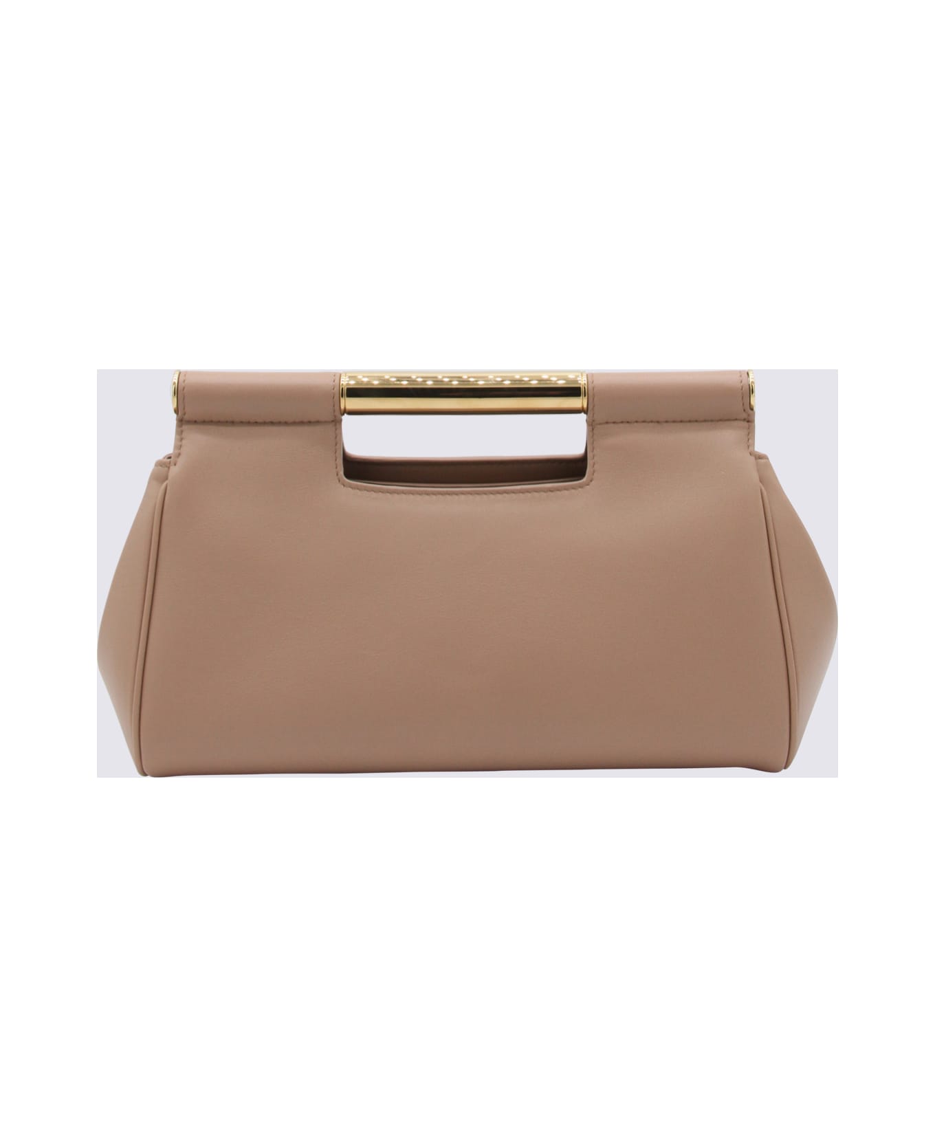 Dolce & Gabbana Beige Medium Leather Top Handle Bag - Beige